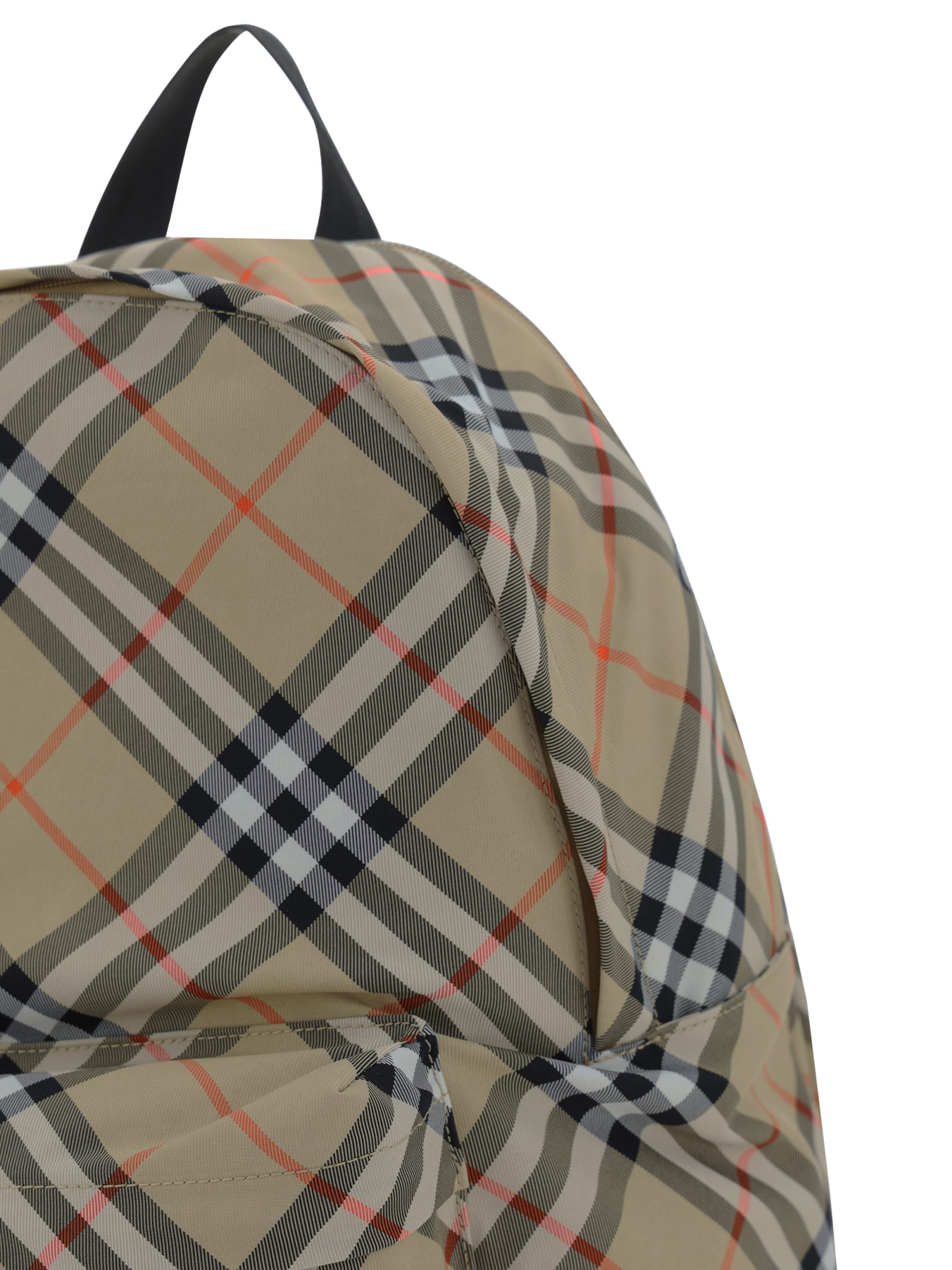 Shop Burberry Backpack In Sand