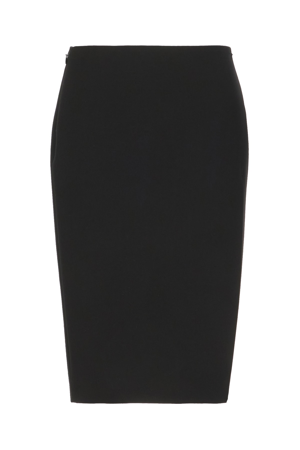 Shop Givenchy Black Wool Skirt