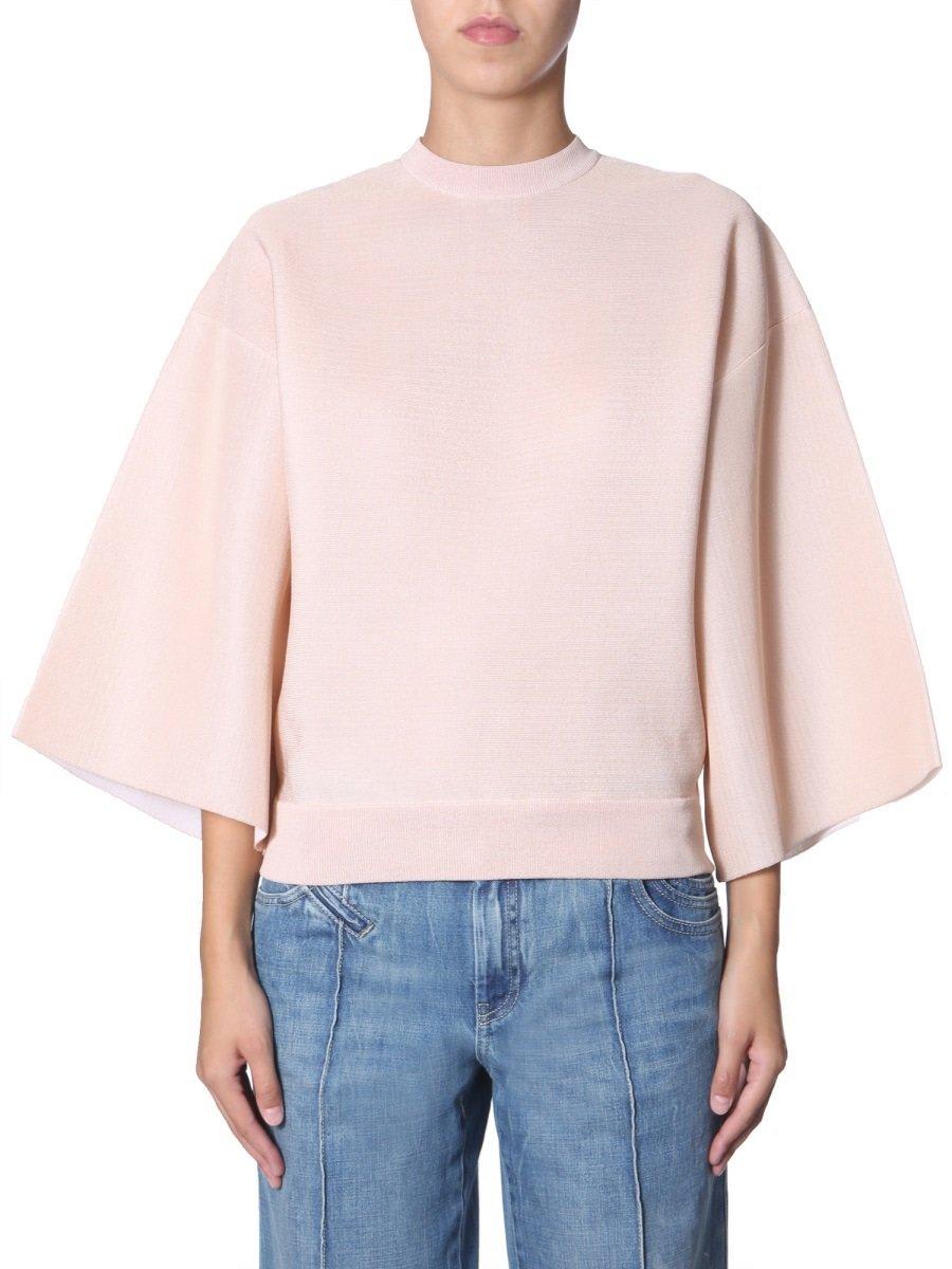 Shop Givenchy Wide Sleeved Pullover In Pink