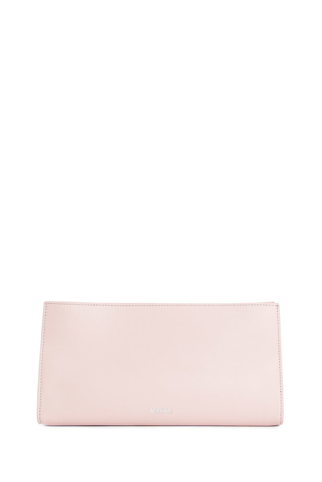 Shop Versace Medusa 95 Chain-linked Clutch Bag In Pink