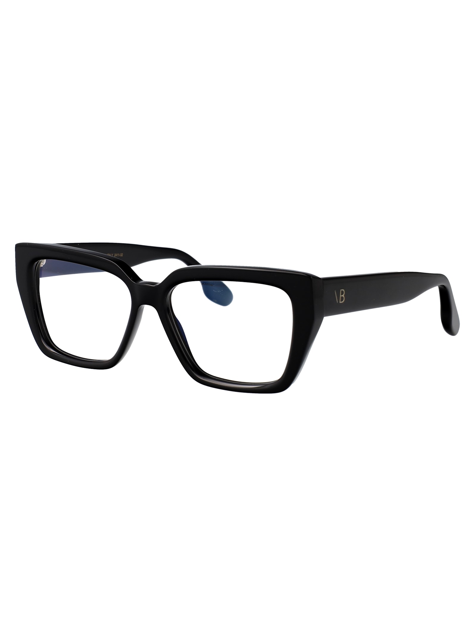 Victoria Beckham Square-frame Glasses In Black