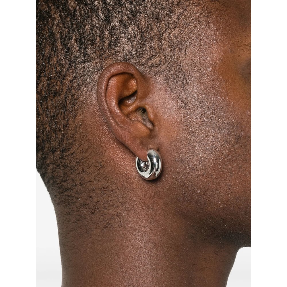 Tom Wood Ball Earrings In Silver