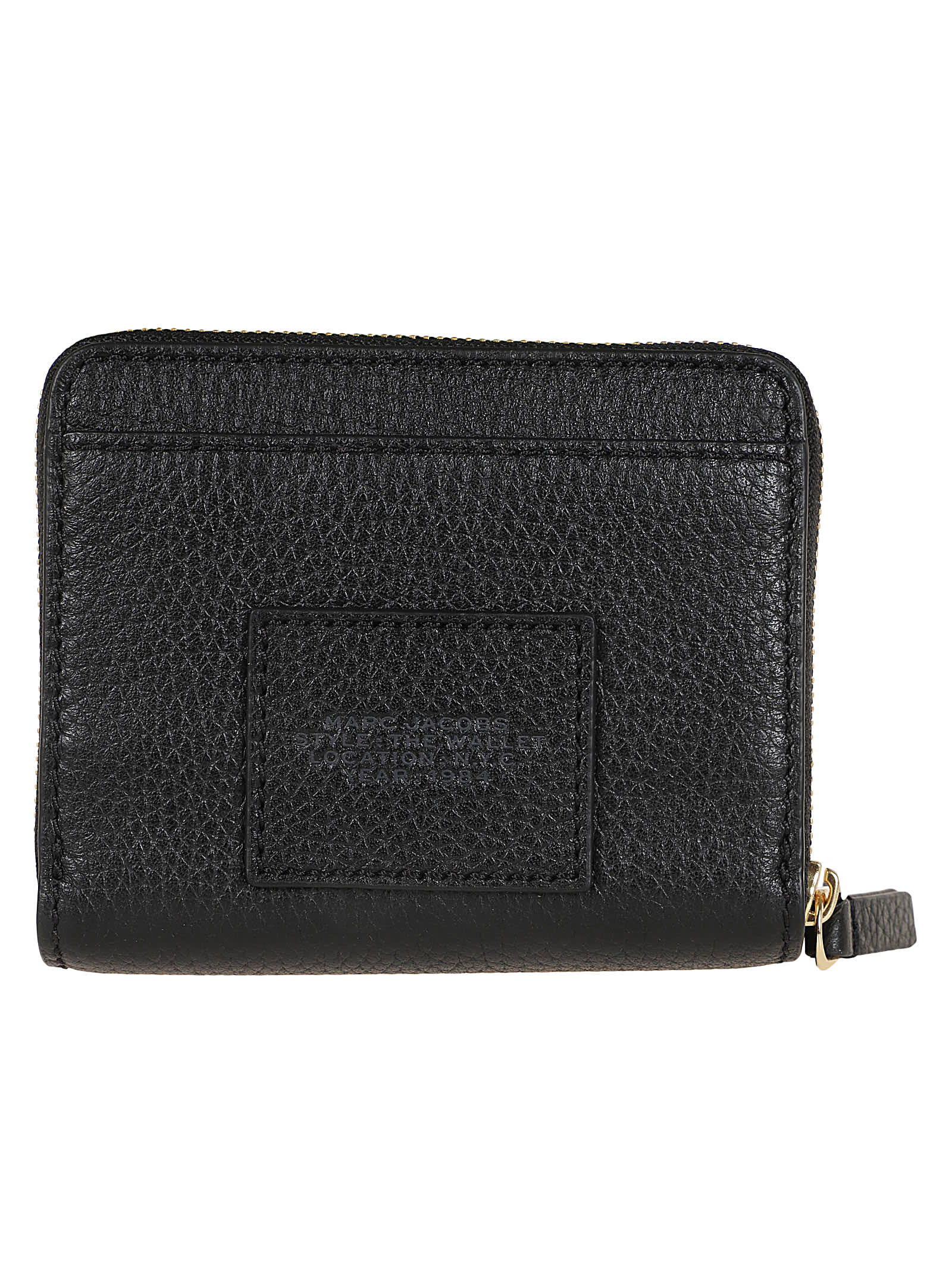 Shop Marc Jacobs The Mini Compact Wallet In Black