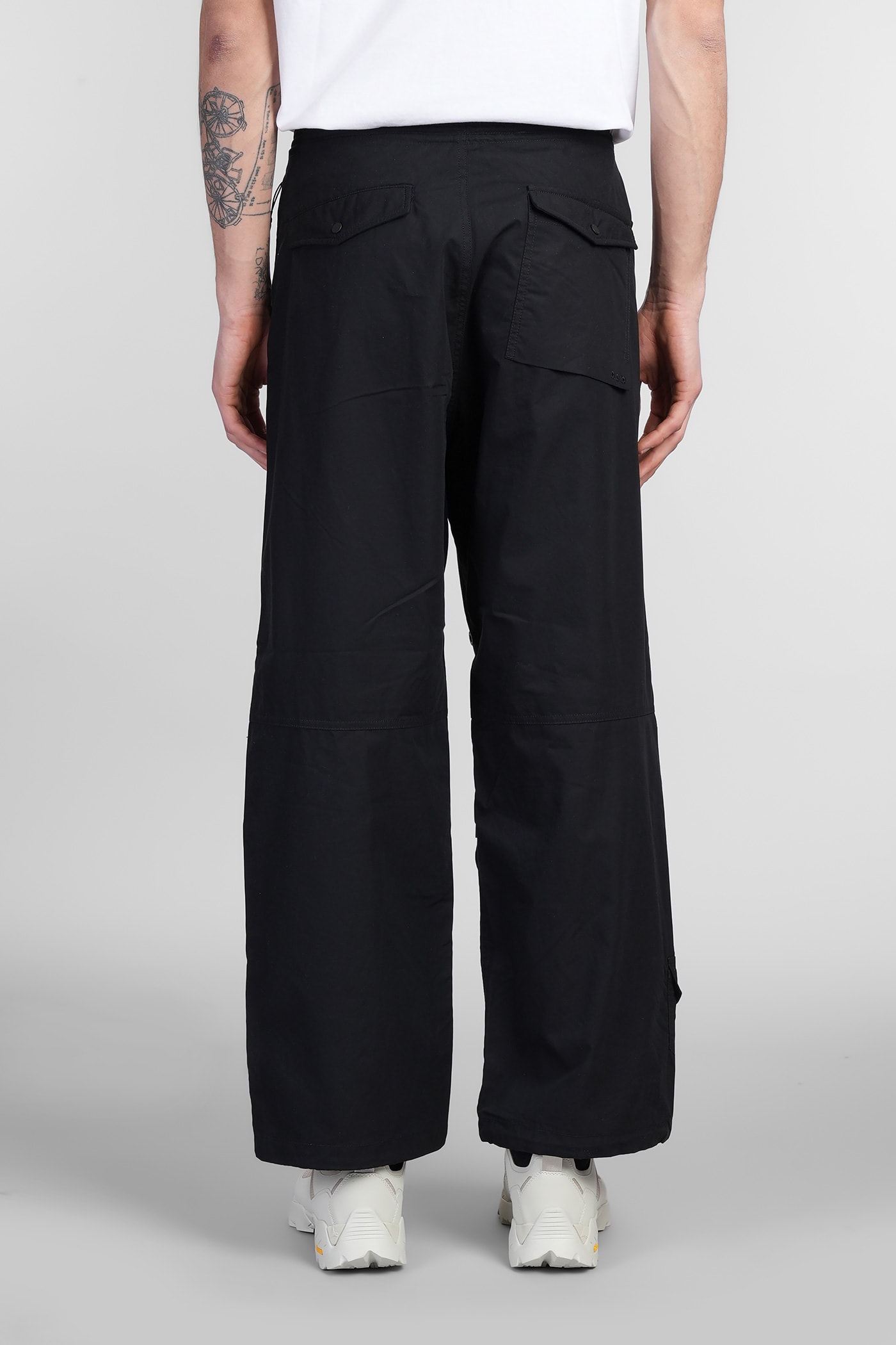 MAHARISHI PANTS IN BLACK COTTON