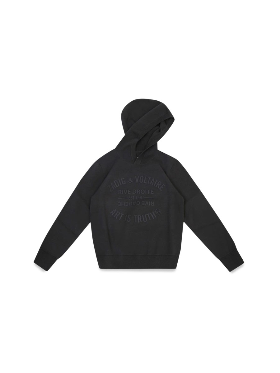 Zadig & Voltaire Hoodie In Grey