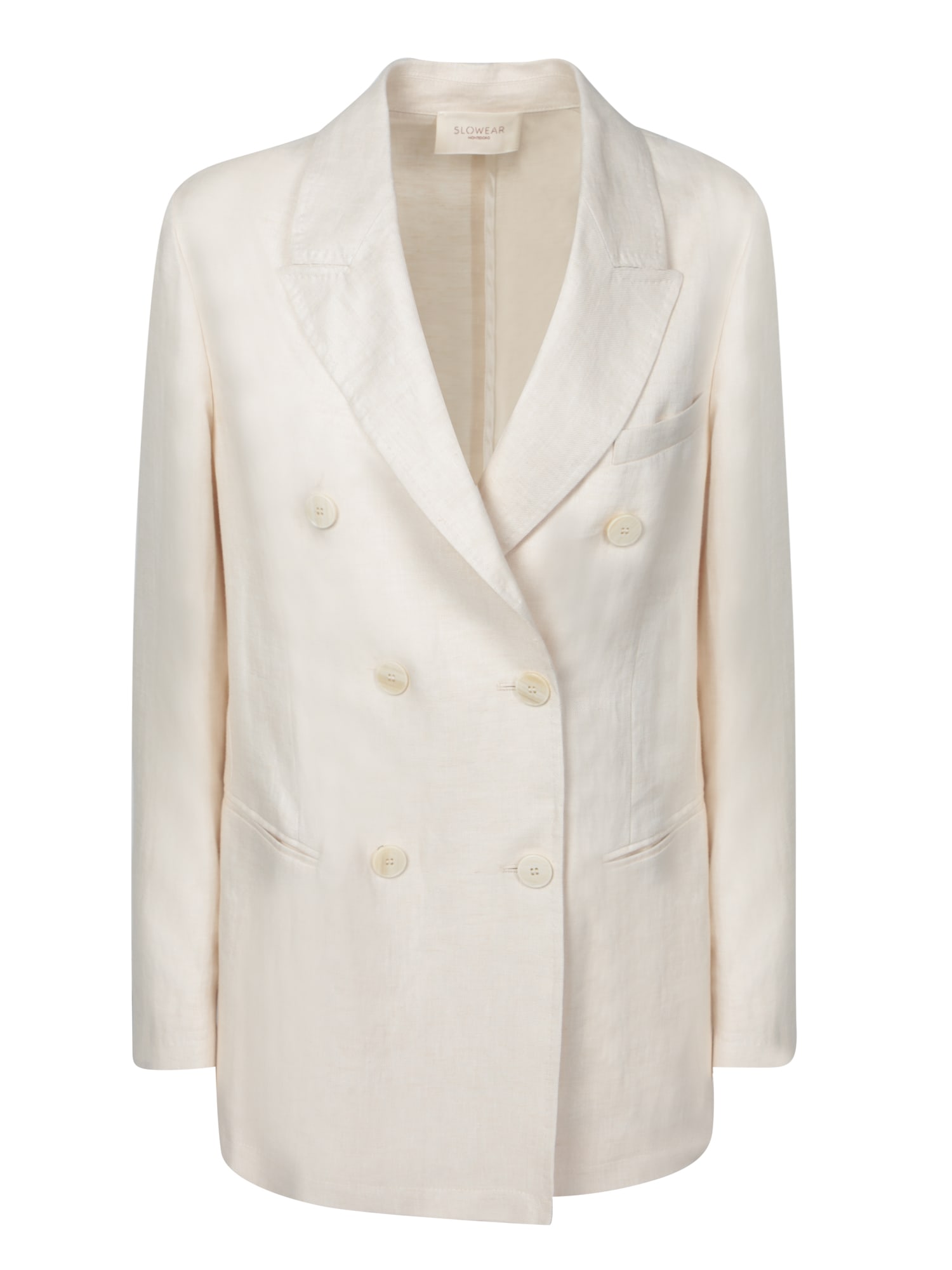 INCOTEX TERRIE IVORY LINEN JACKET