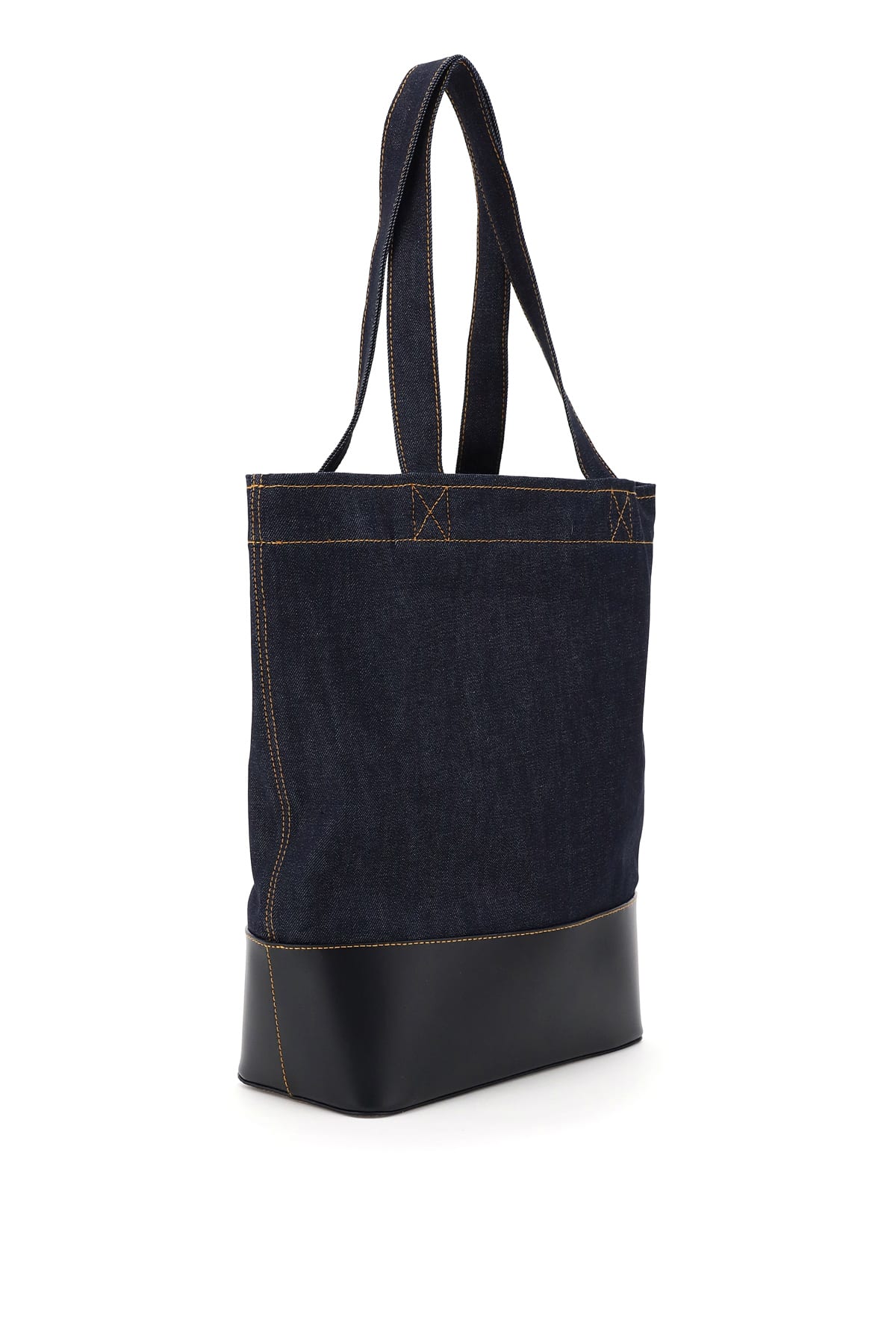 Shop Apc Axel Denim Tote Bag In Blue