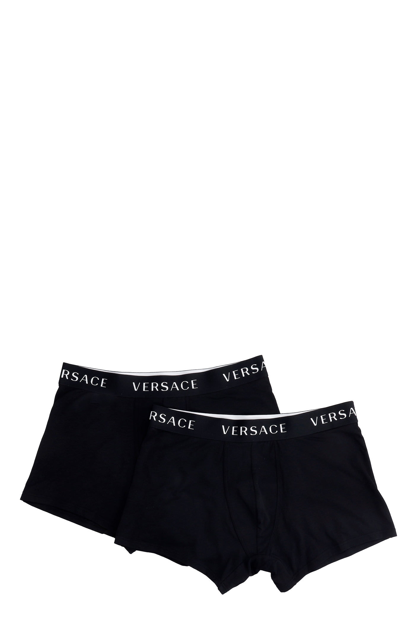 Versace Lingerie In Black Cotton