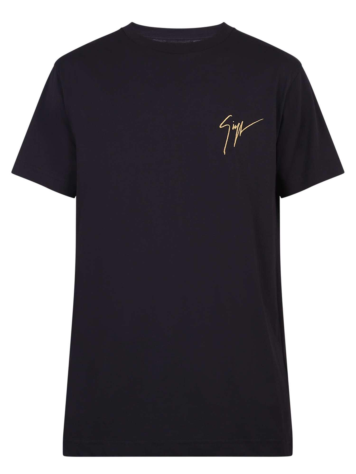 Shop Giuseppe Zanotti Branded T-shirt In Black