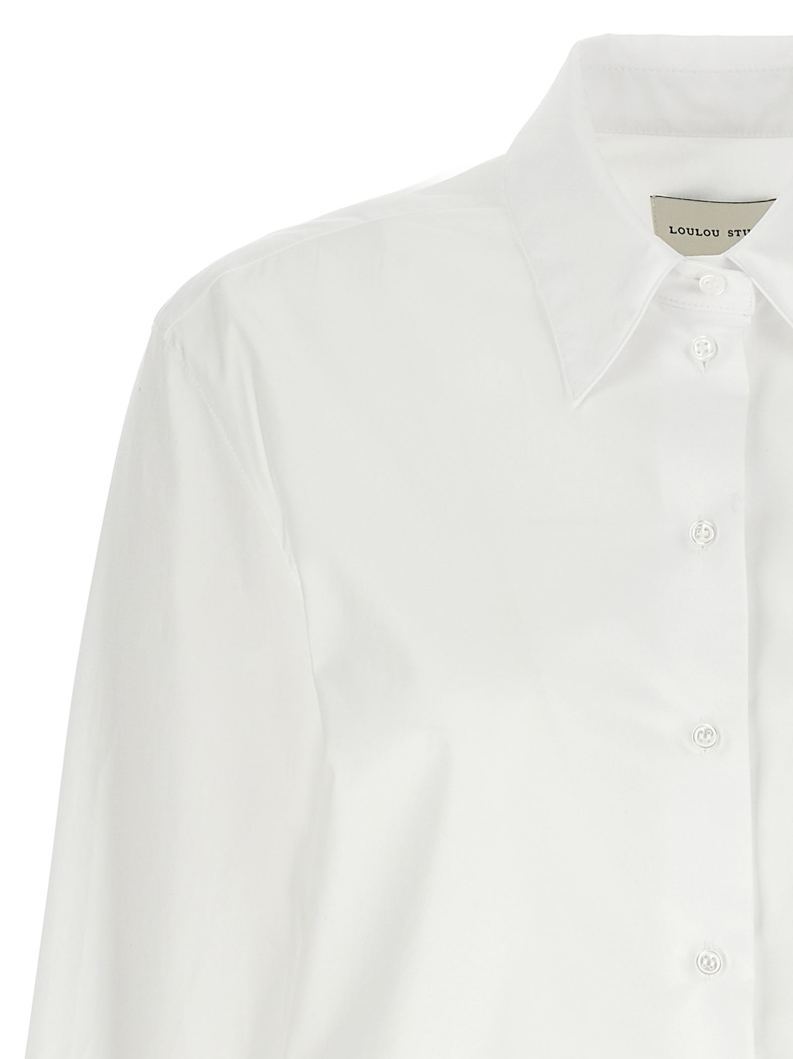 Loulou Studio Alim Shirt And Blouse White In White