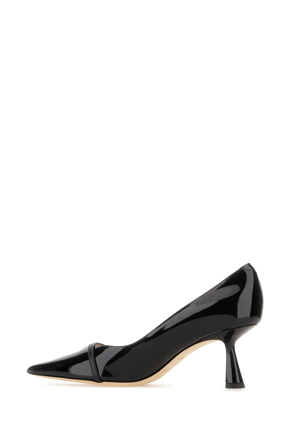 Shop Jimmy Choo Black Leather Rosalia Pumps In Blackblack