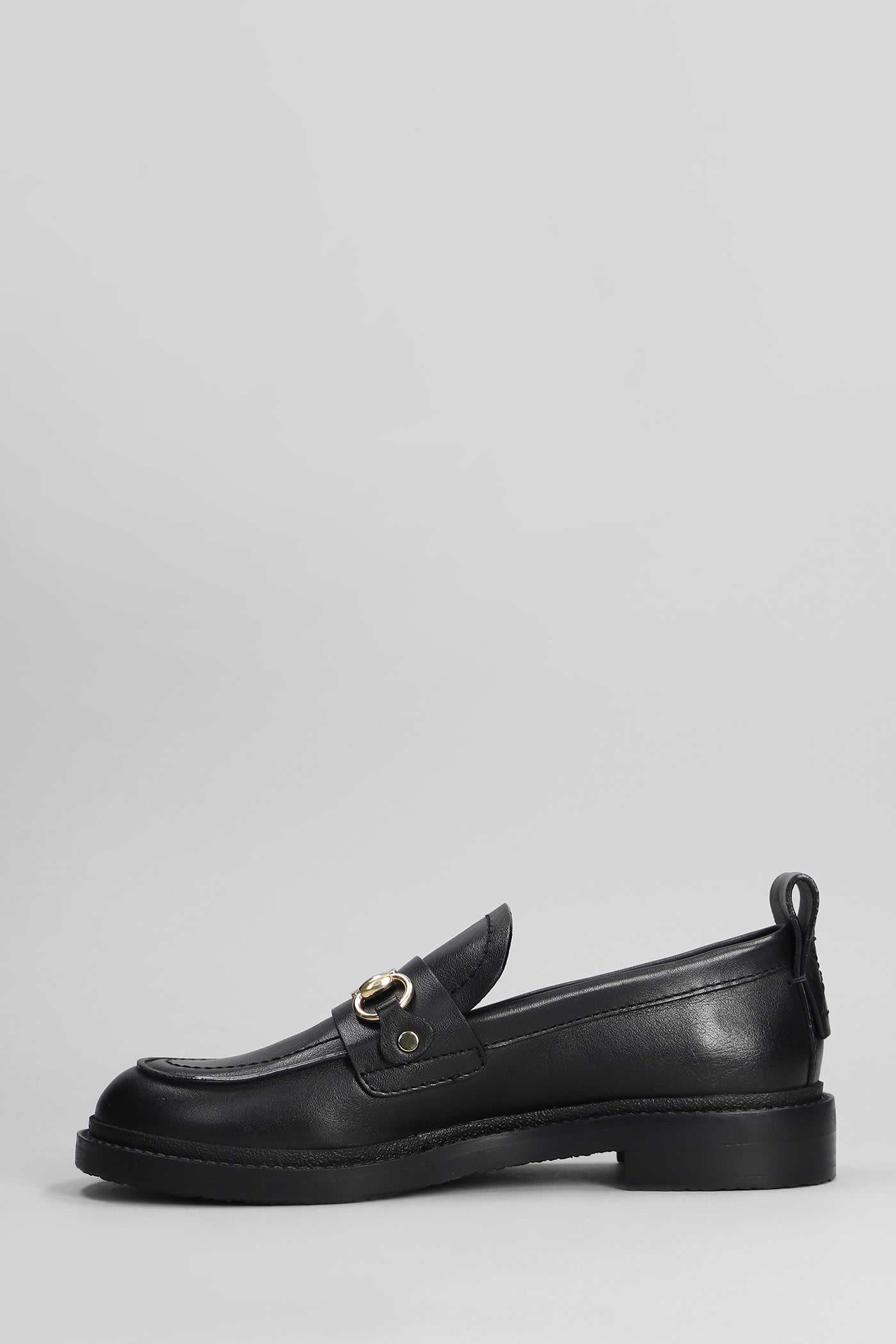 Shop See By Chloé Signature 1 Loafers In Black Leather