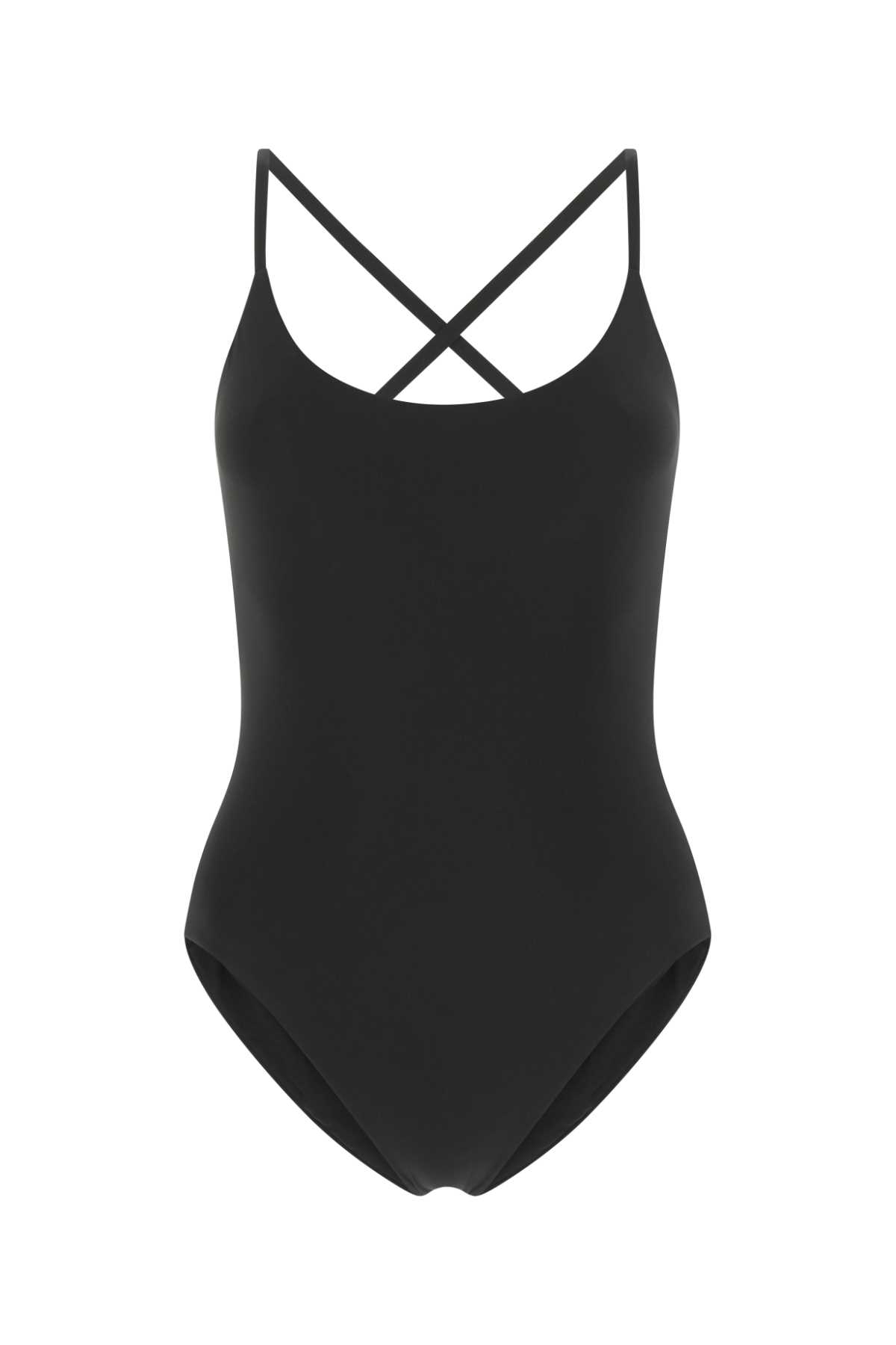 Black Stretch Lycra Uno Swimsuit