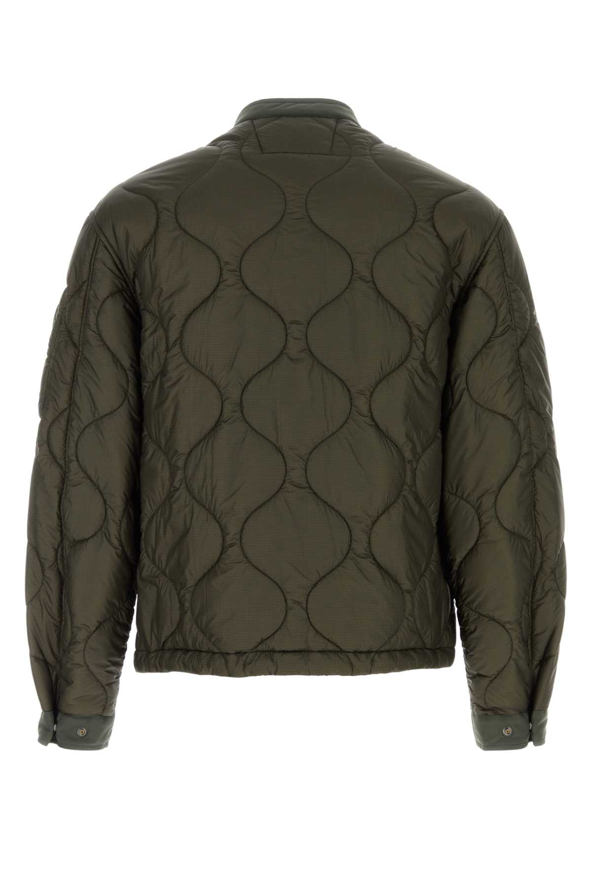 Shop C.p. Company Army Green Nylon Jacket In Grapeleaf