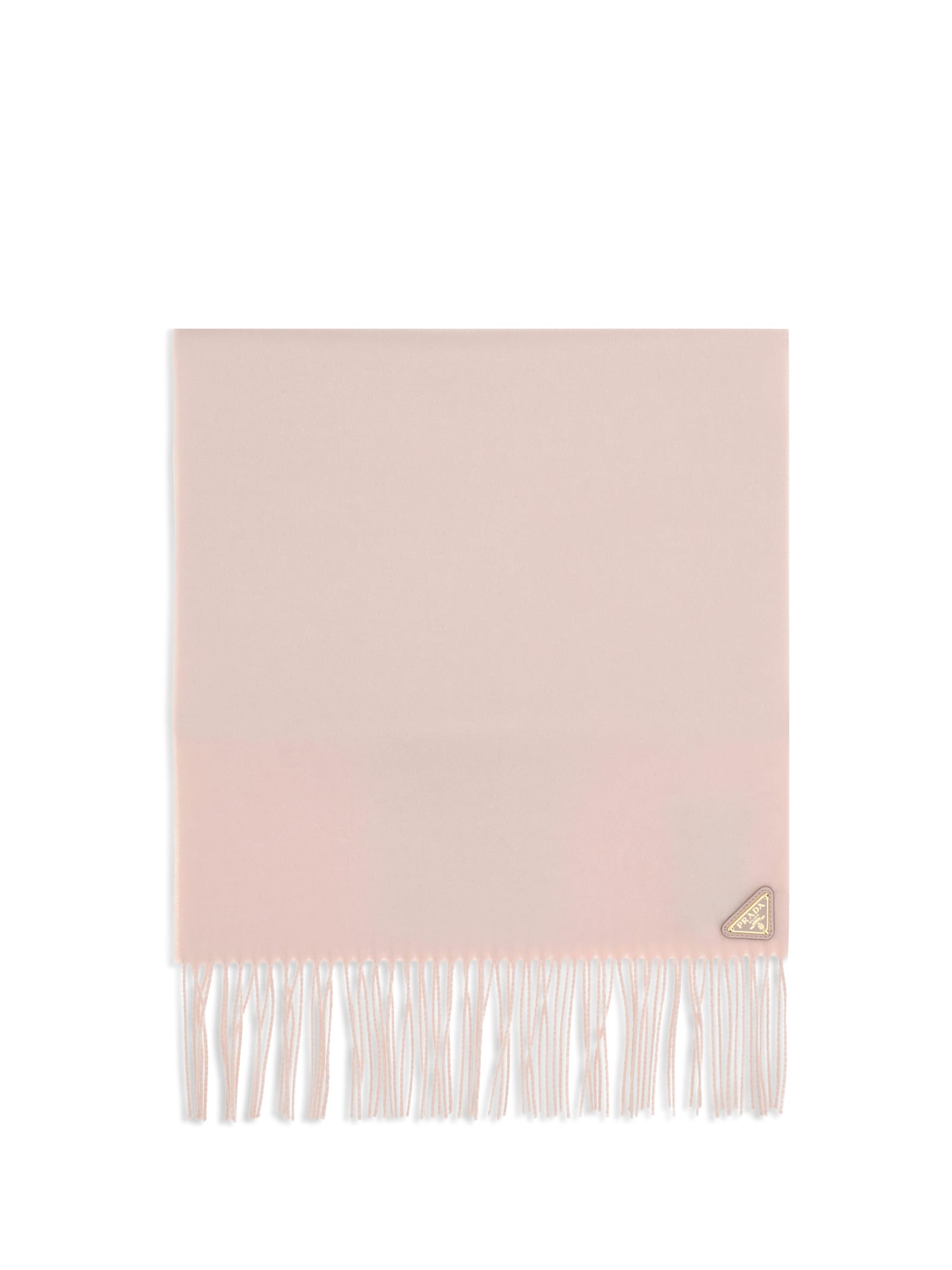 Prada Silk And Cashmere Scarf In Pink