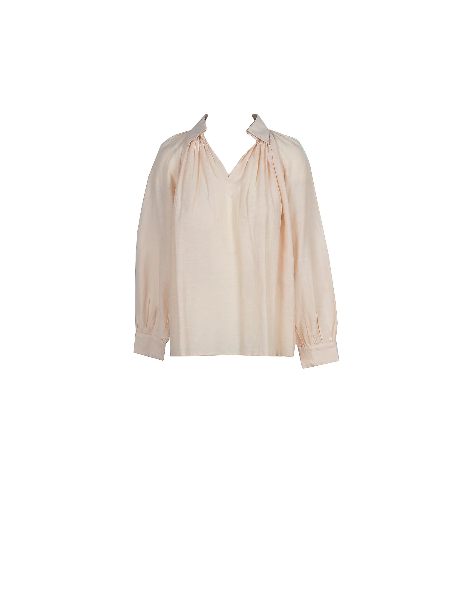 Attic And Barn Womens Ivory Blouse