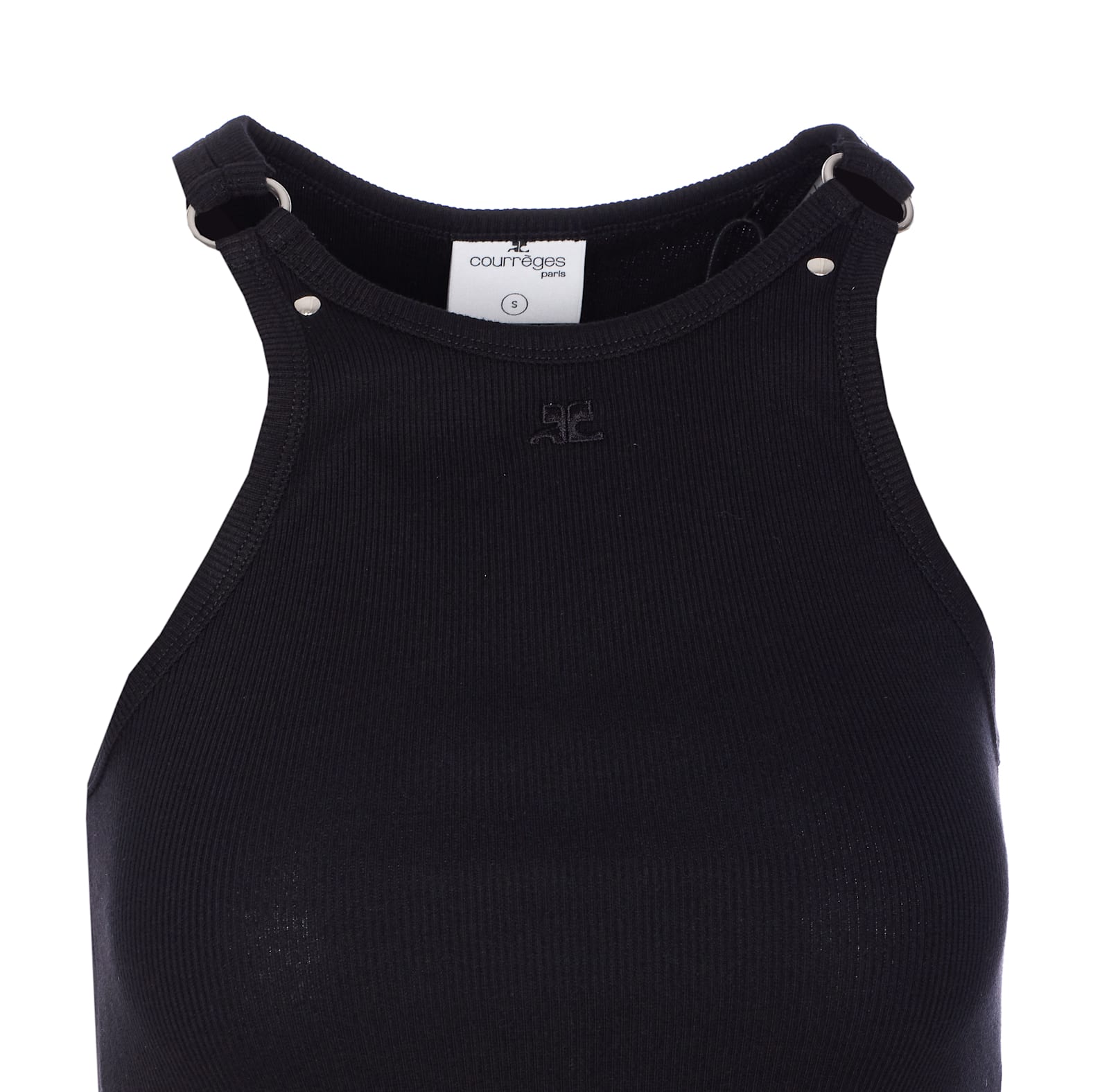 Courrèges Courreges Women Buckle 90's Tank Top In Black