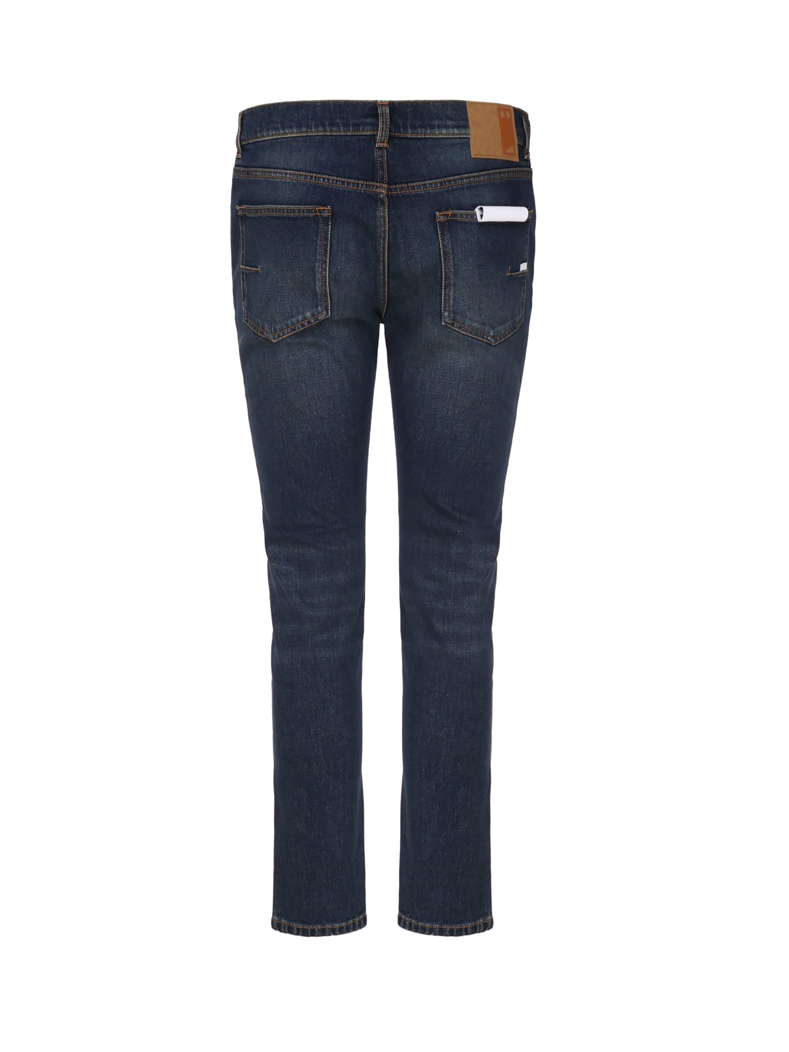 Shop Mauro Grifoni Jeans Jude In Dark Denim