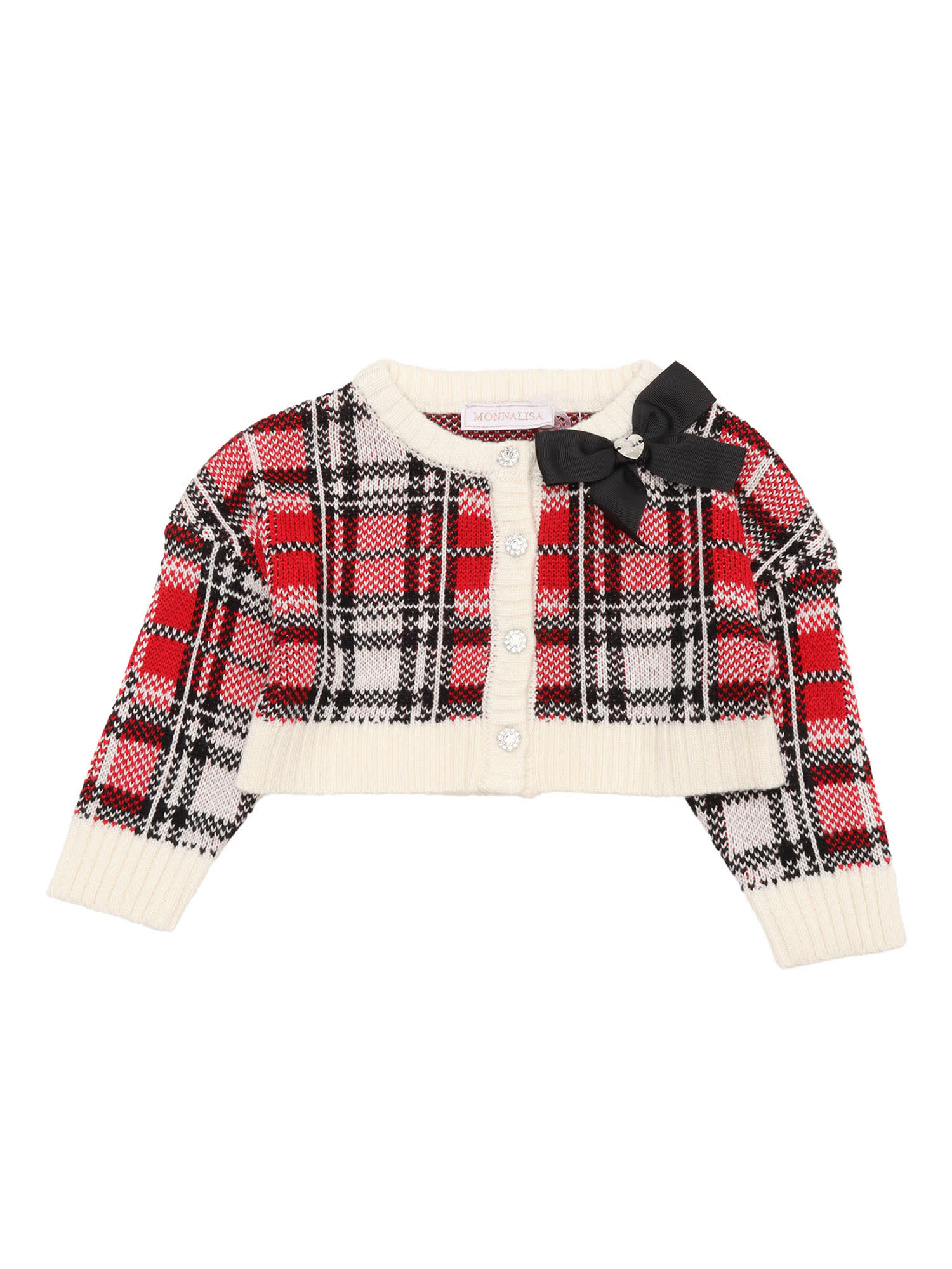 Monnalisa Cardigan In Red