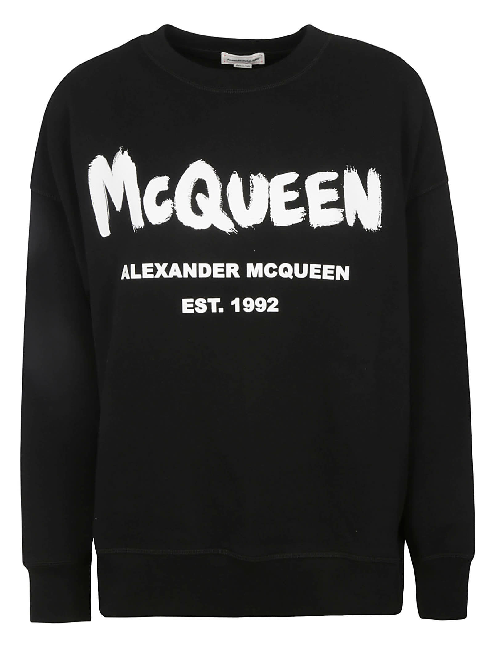 Alexander McQueen Oversized Logo Print Sweatshirt