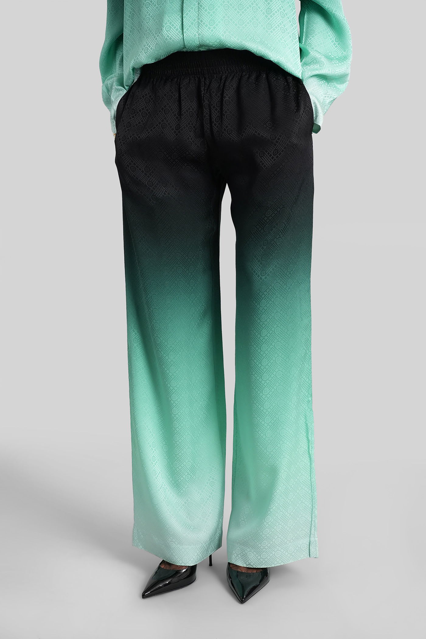Pants In Black Silk