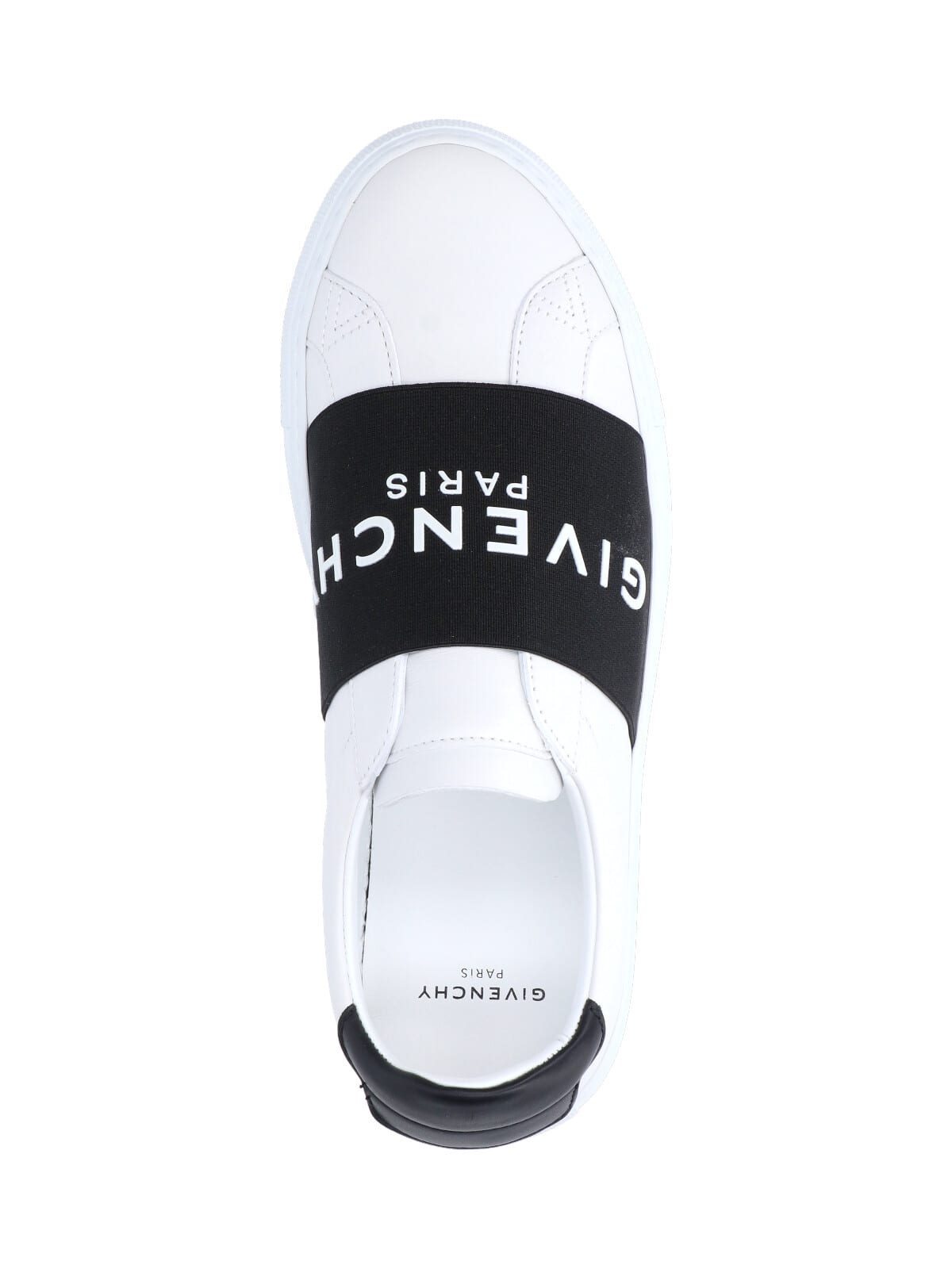 Givenchy Slip-on Sneakers With Black Band Logo Detail In White