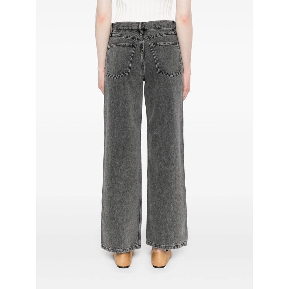 By Malene Birger Denim Straight-leg Jeans In Gray