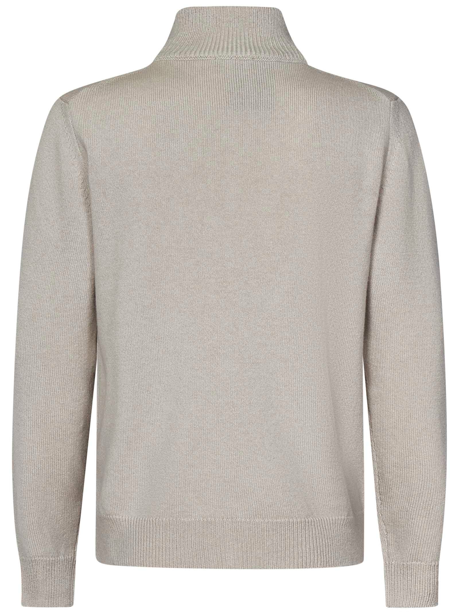 Shop Brioni Cardigan In Beige