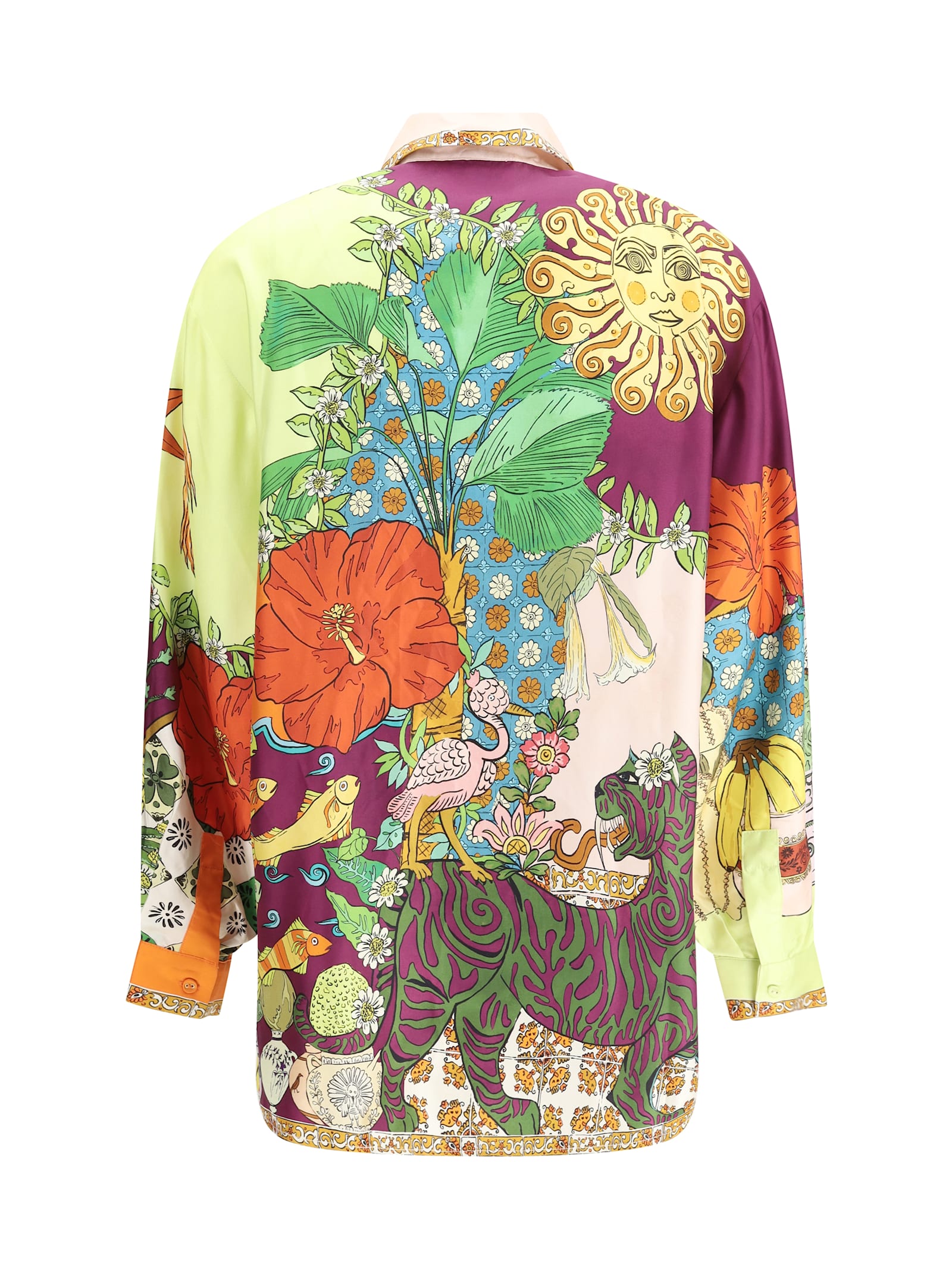 Shop Alemais Tiger Shirt In Multi
