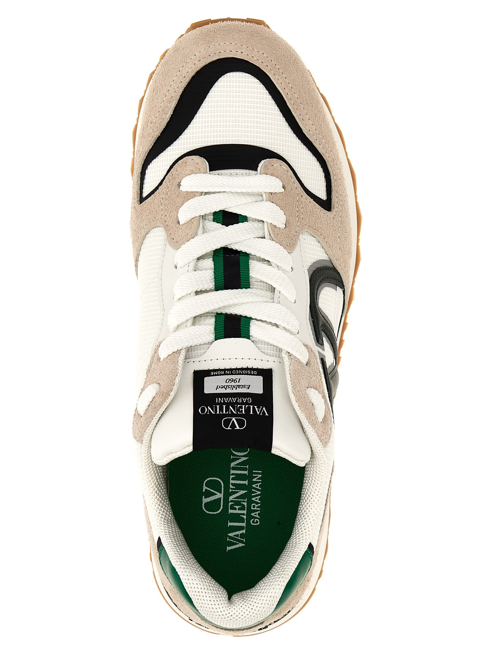 Shop Valentino Garavani Vlogo Pace Sneakers In White