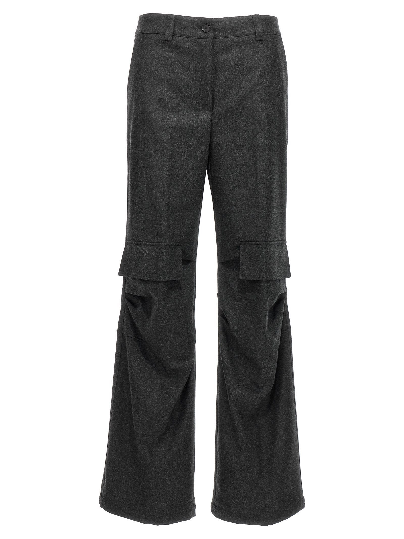Shop P.a.r.o.s.h Cargo Pants In Gray