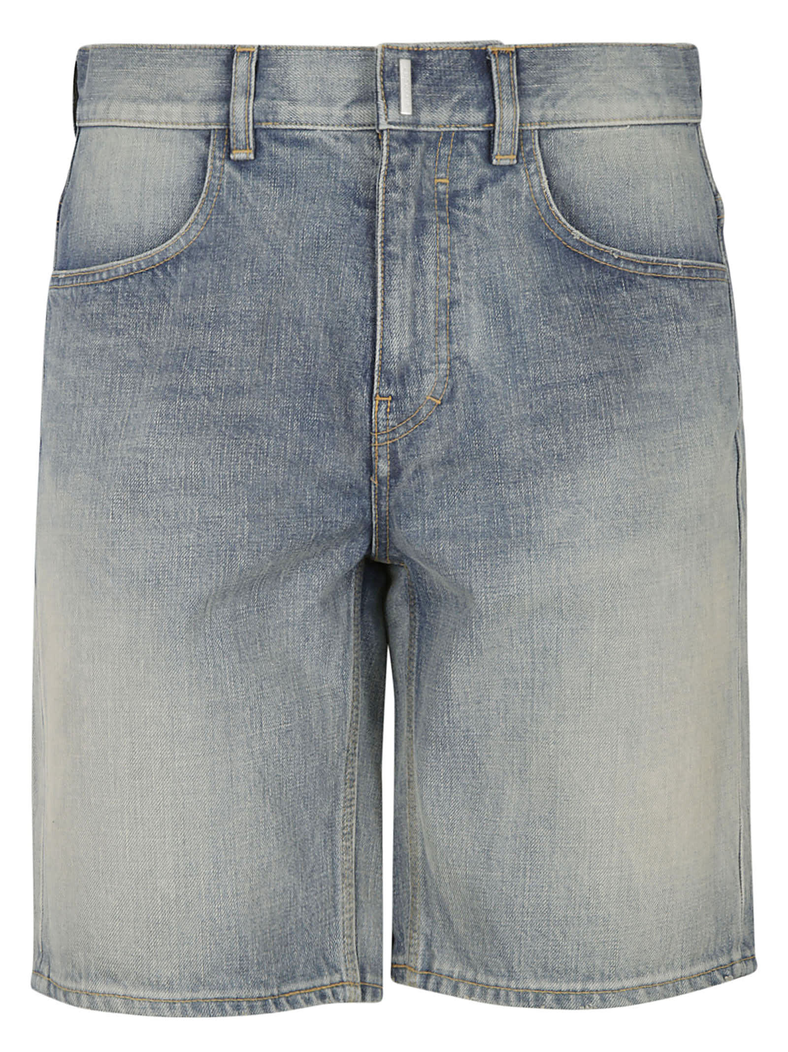 Givenchy Vintage Effect Denim Shorts