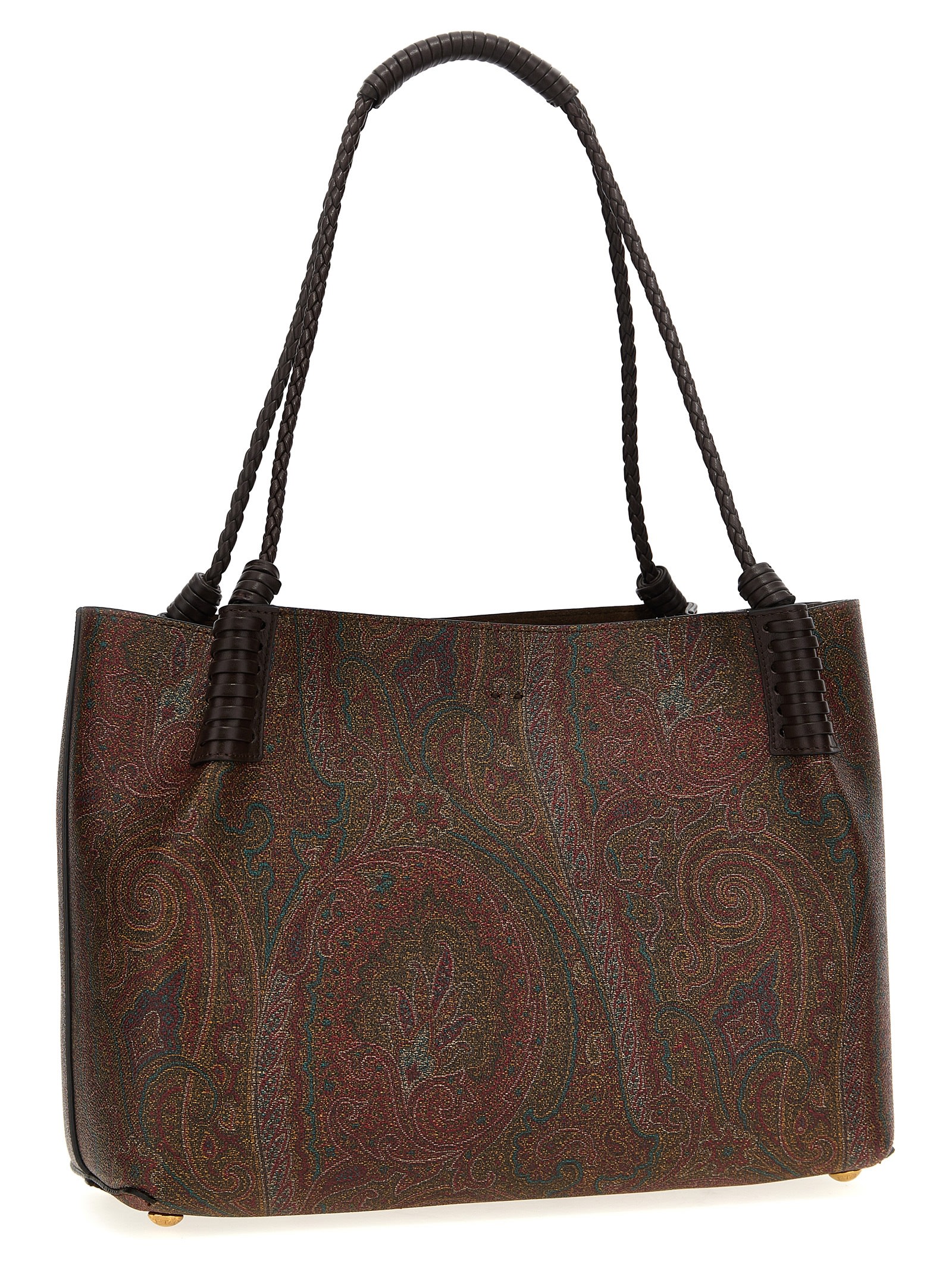 Shop Etro Libra S Shopping Bag In Brown