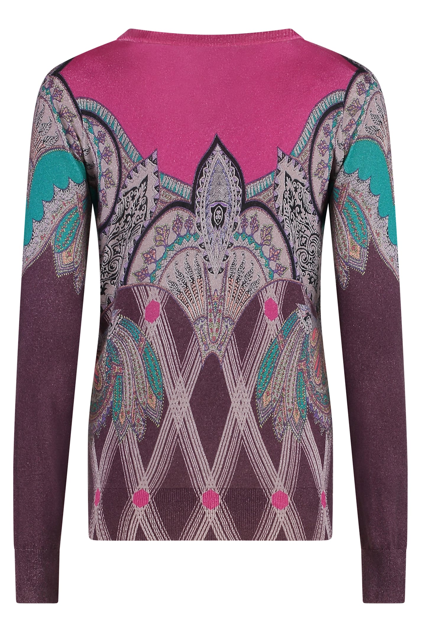 Etro Silk-cashmere Blend Cardigan In Multi