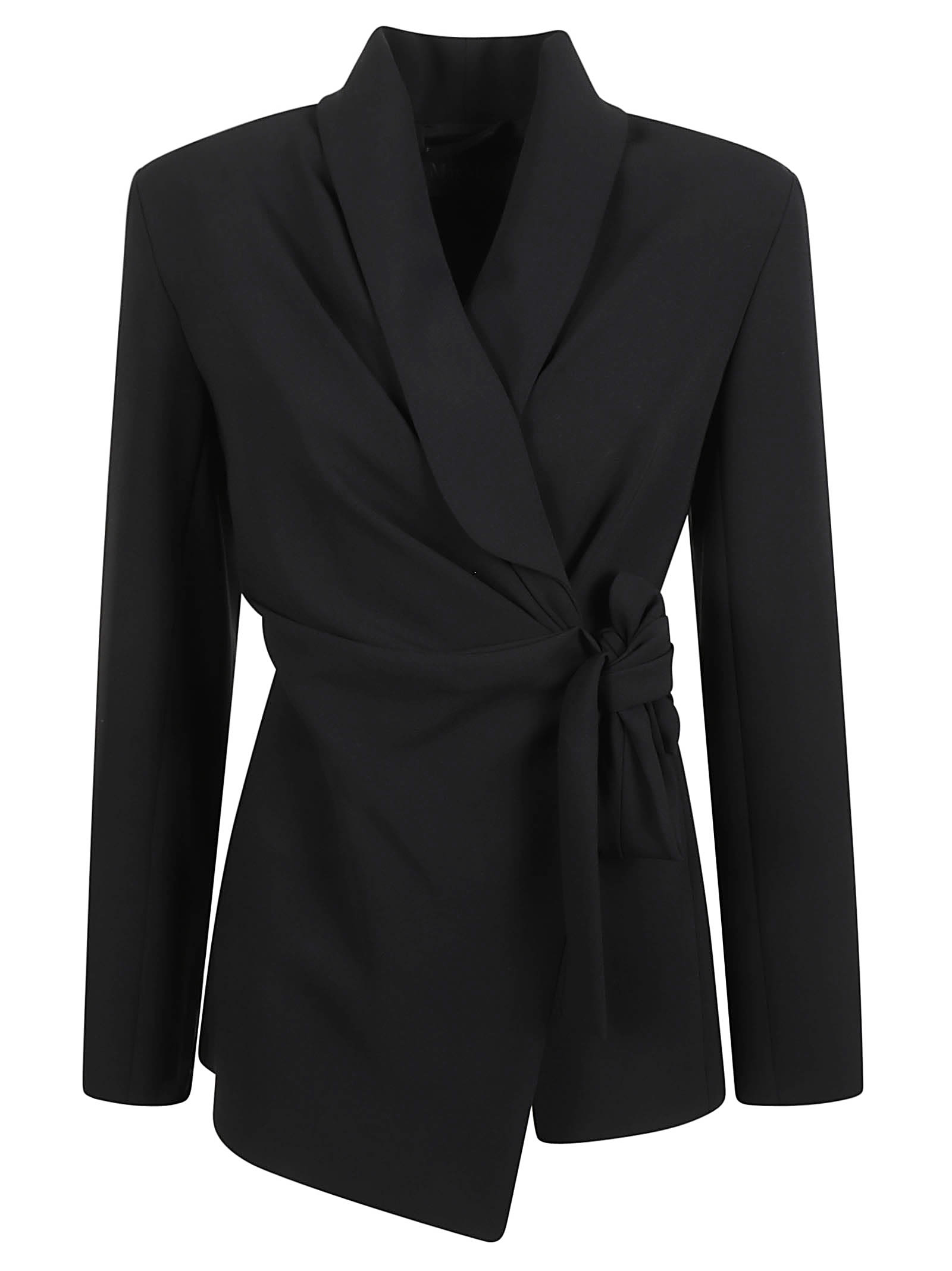 Max Mara Comma Piano Jacket In Black