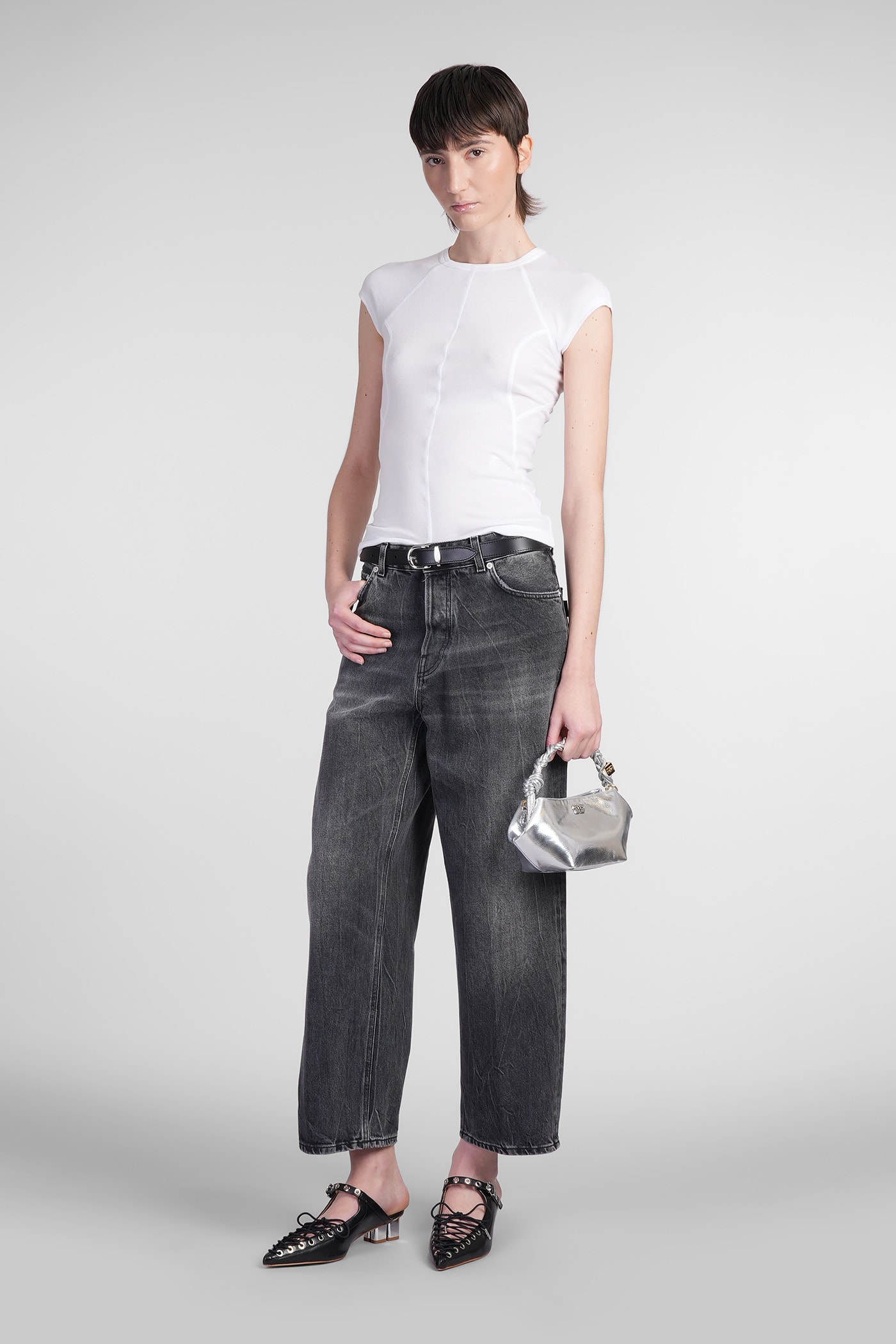 HAIKURE BETTY JEANS IN BLACK DENIM