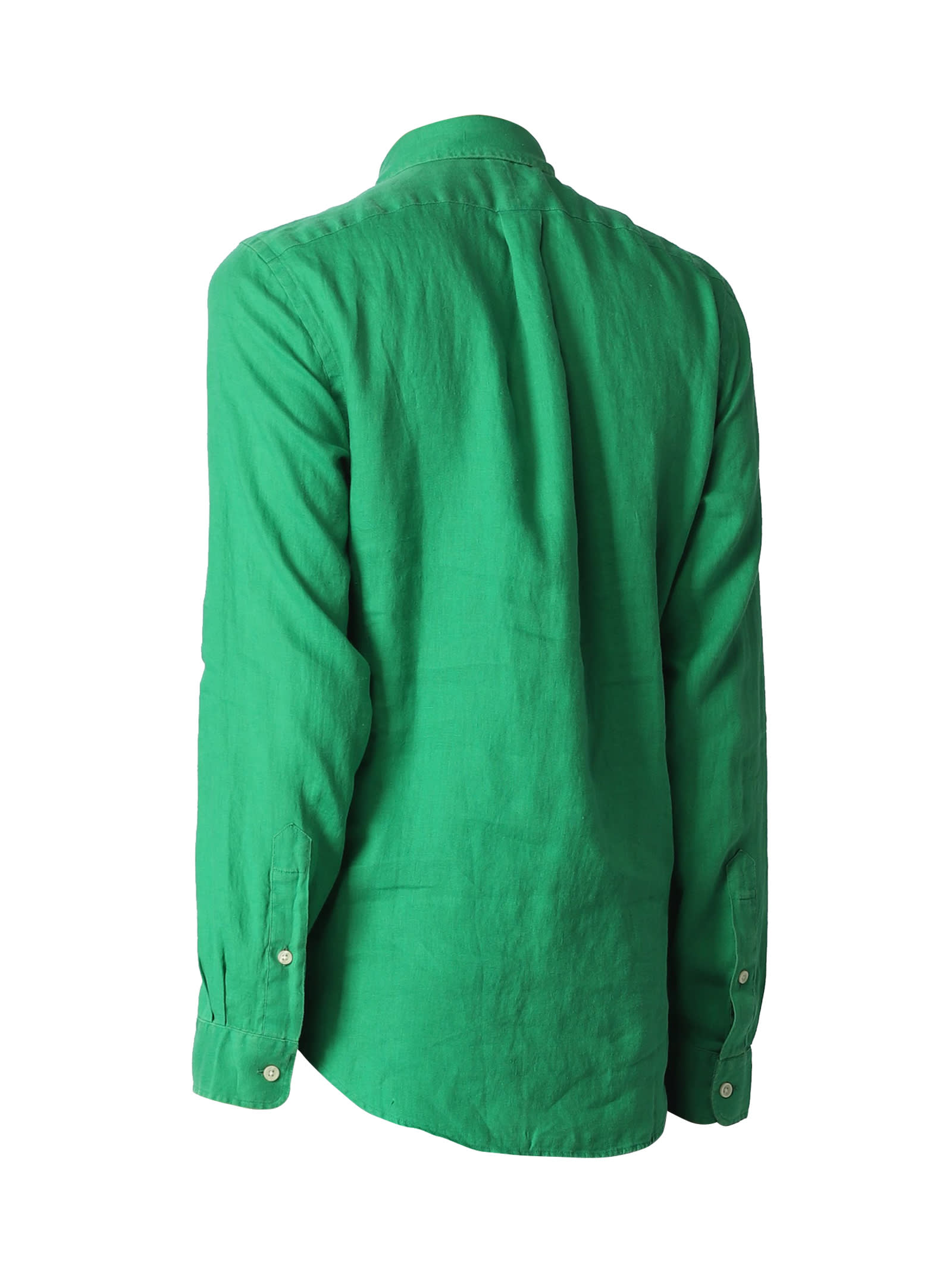 Ralph Lauren Linen Shirt In Green | ModeSens