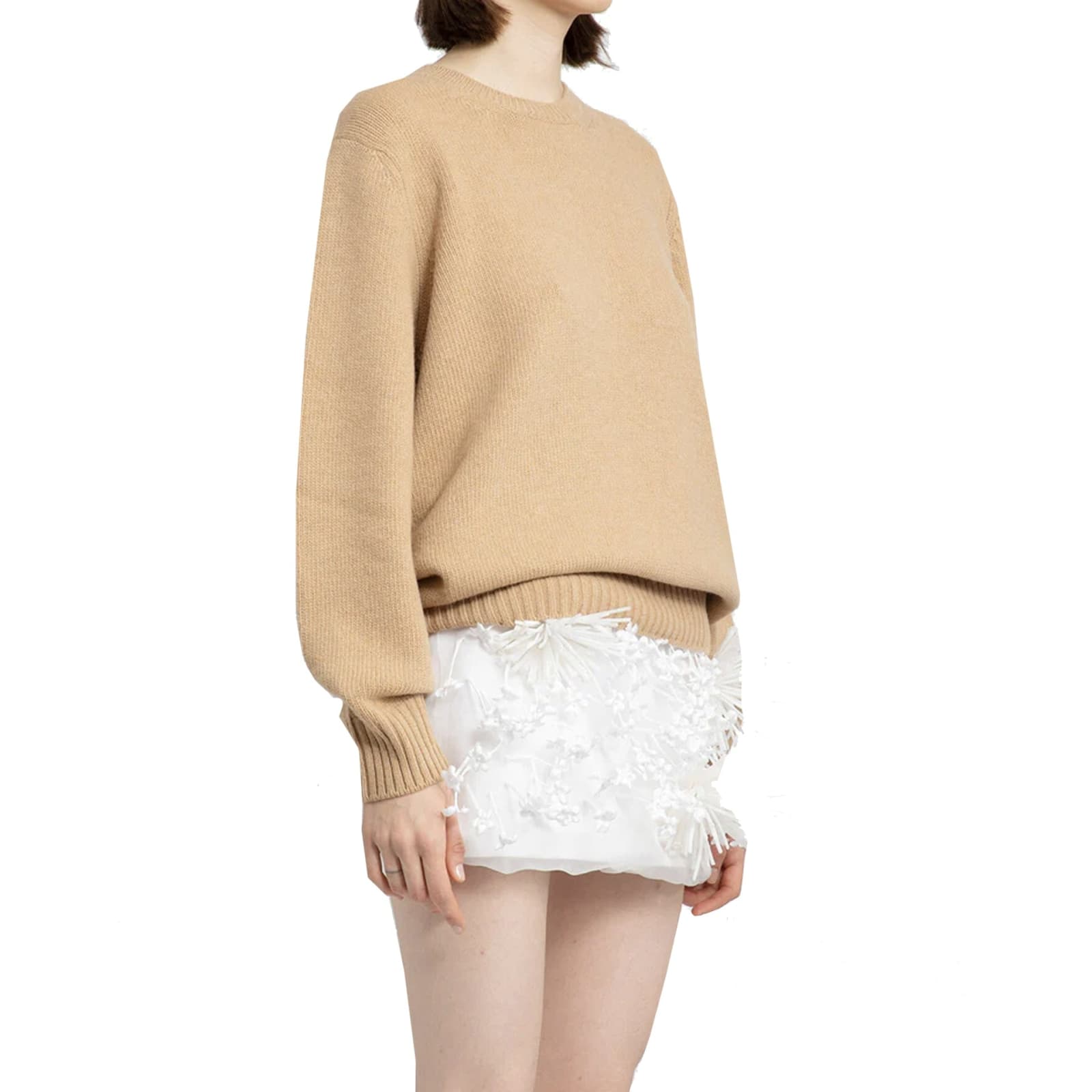 Shop Prada Cashmere Sweater In Brown