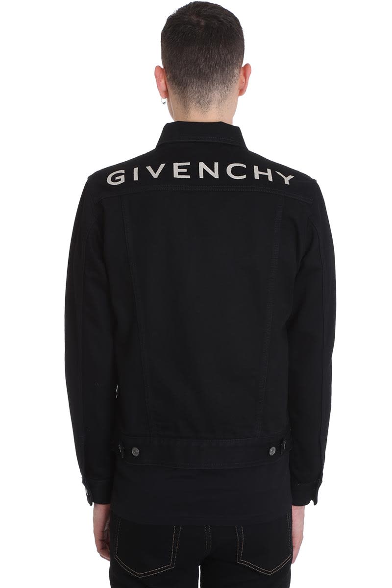 givenchy black jean jacket