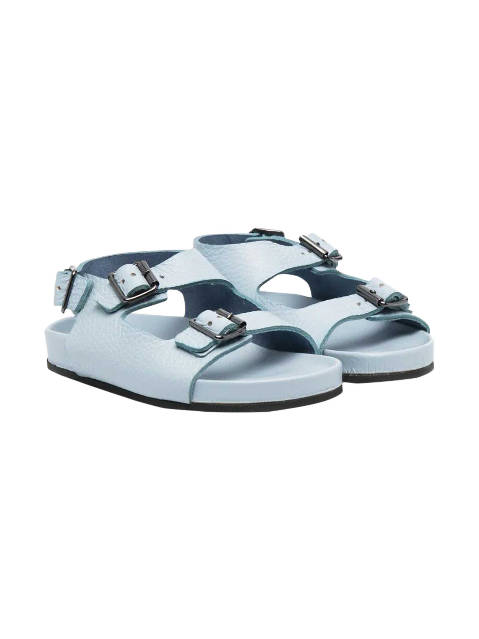 Gallucci Kids Light Blue Sandals