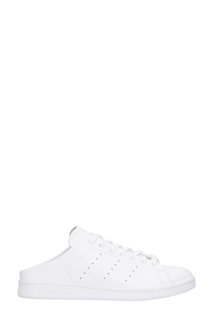stan smith mules white