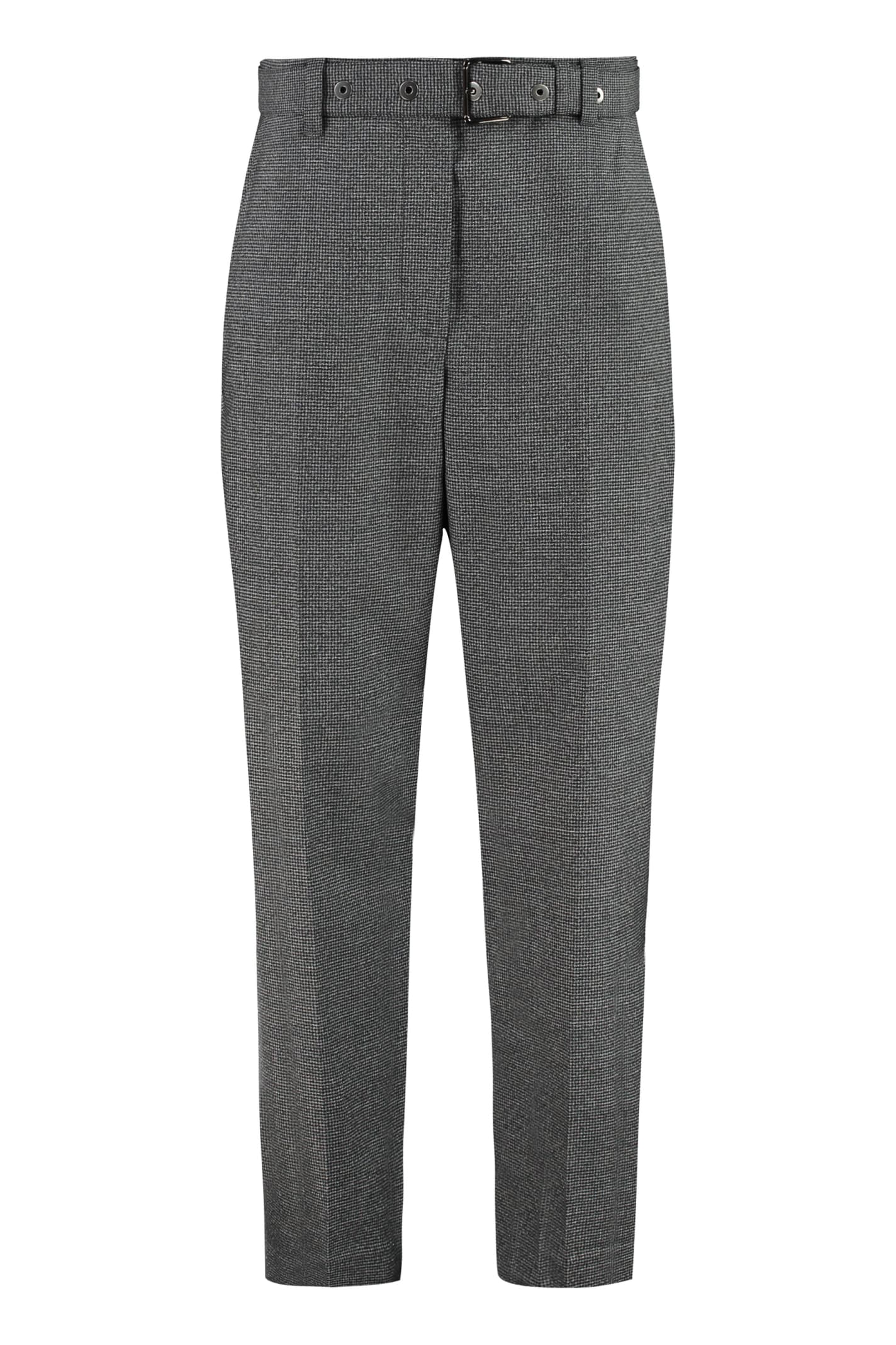 Brunello Cucinelli Micro Houndstooth Trousers