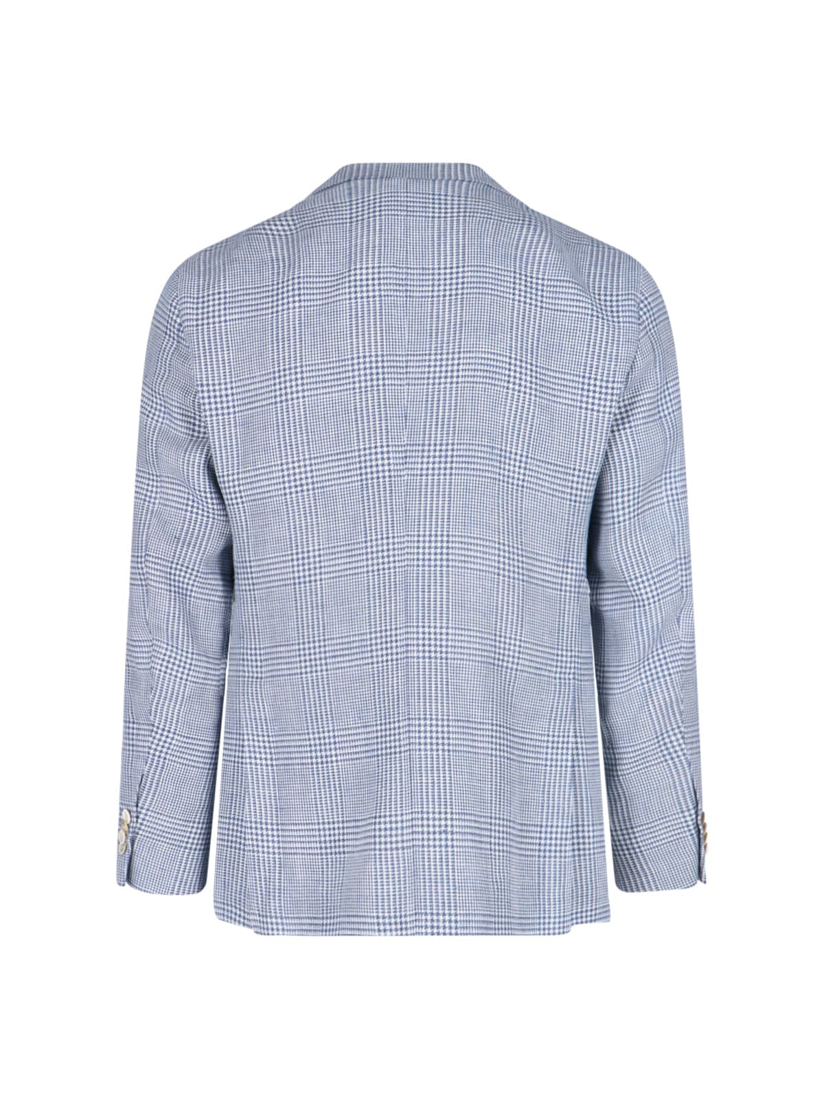 Caruso Single-breasted Blazer In Light Blue