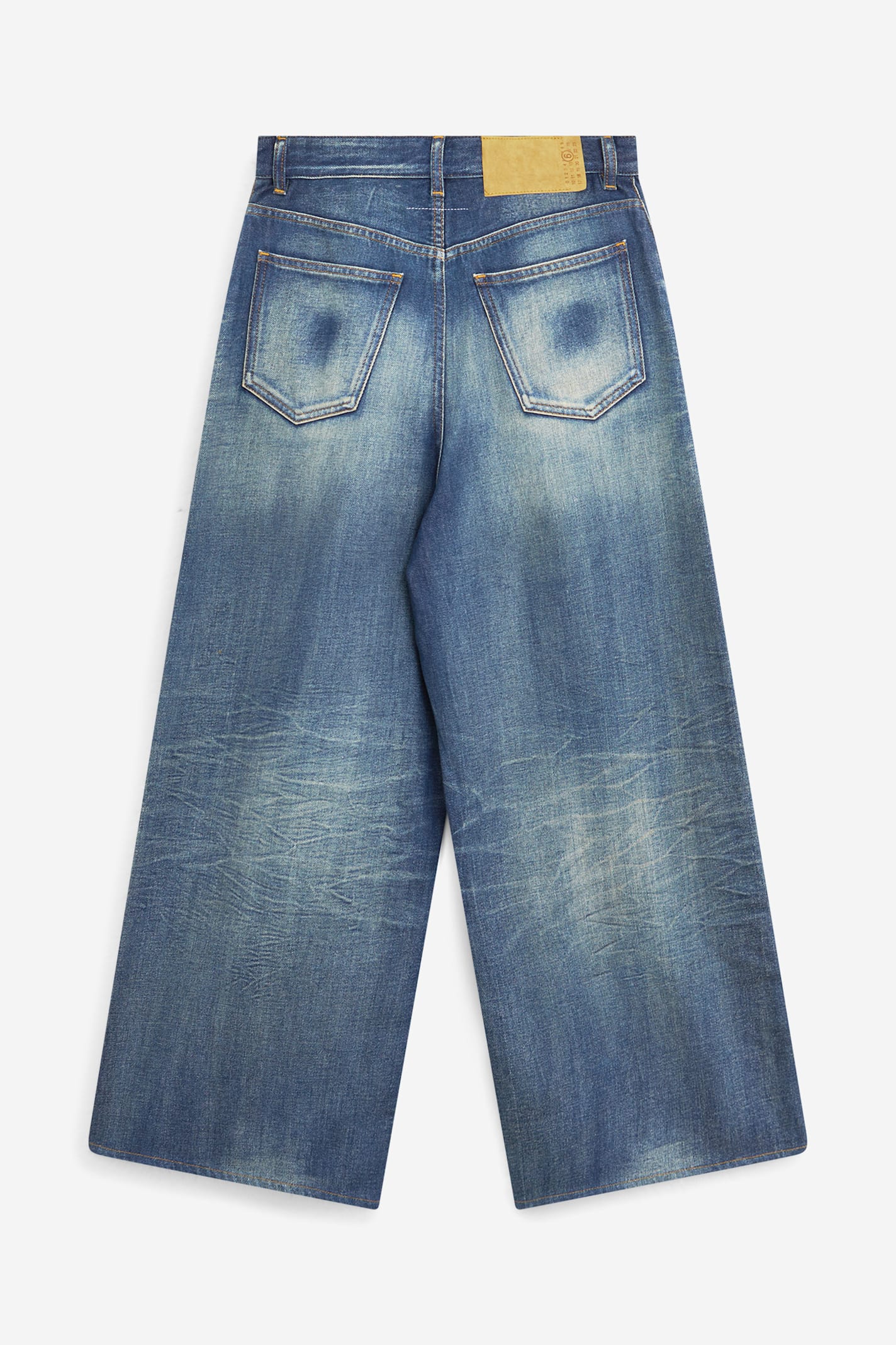 Mm6 Maison Margiela 5 Pocket Jeans In Blue