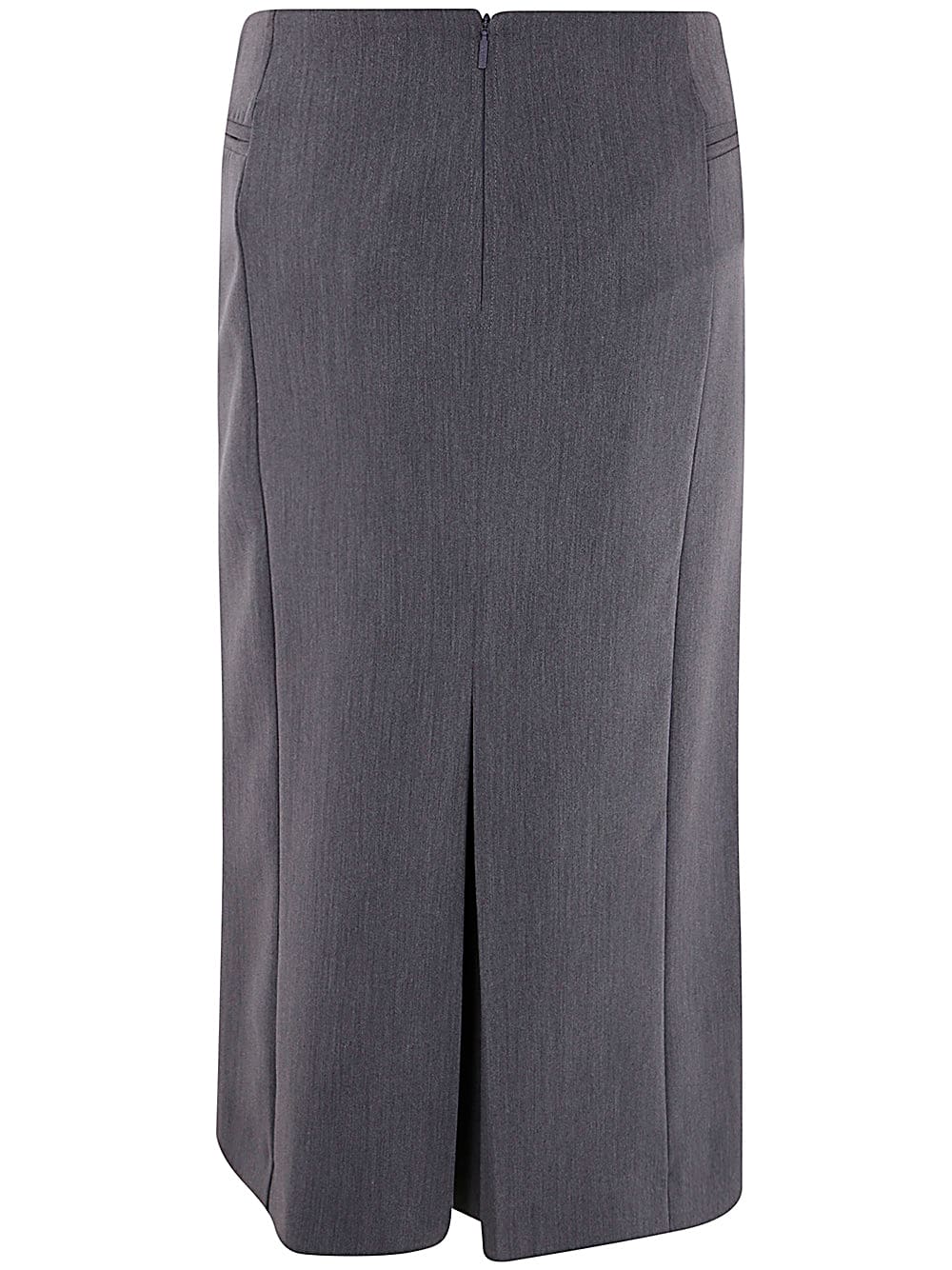 Shop Pinko Paladini Fluid Skirt In Excalibur Grey