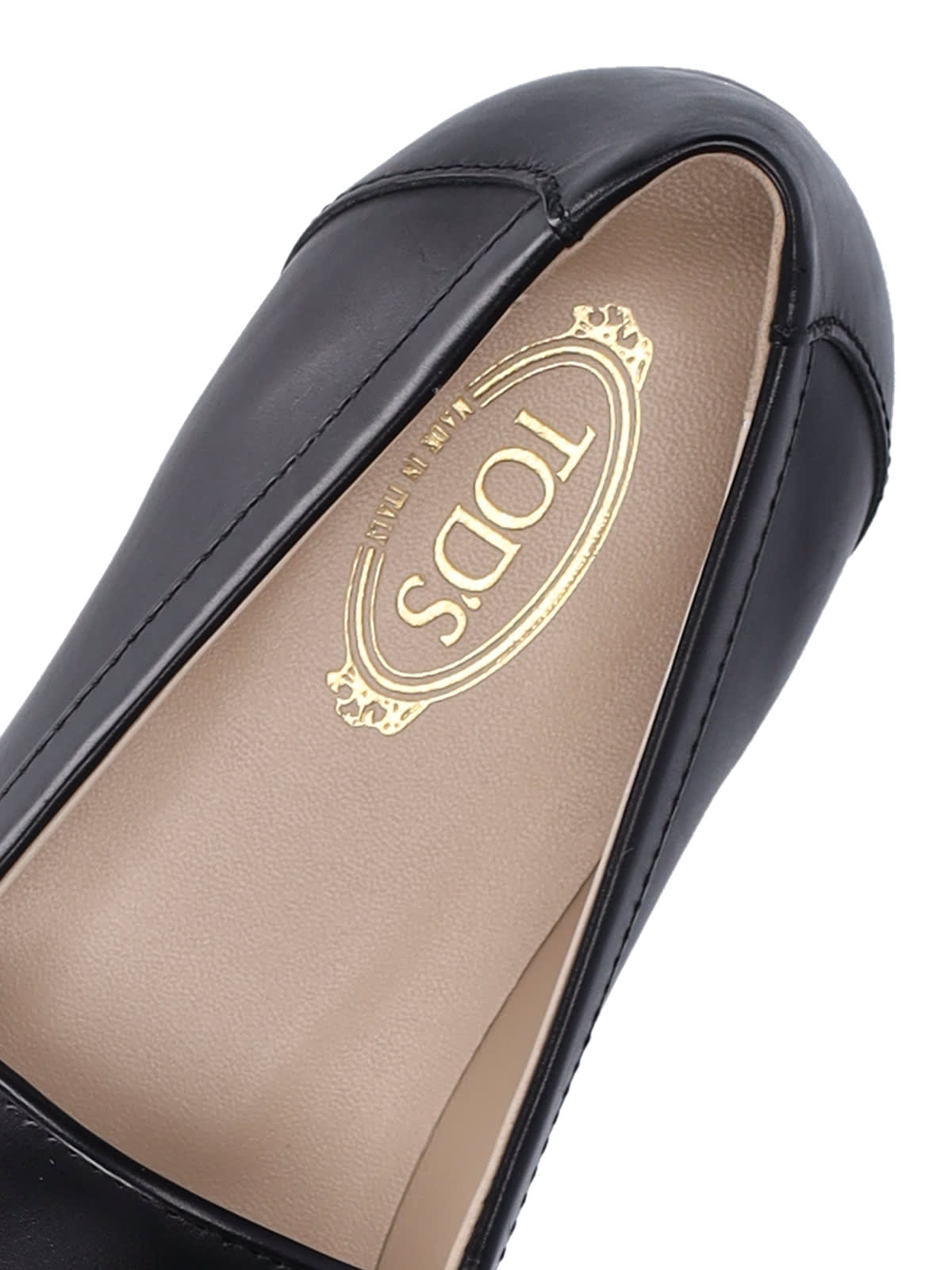 Shop Tod's T-timeless Loafers In Black