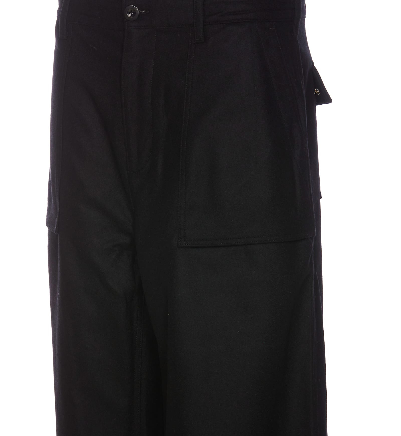 Shop Ten C Cargo Pants In Black