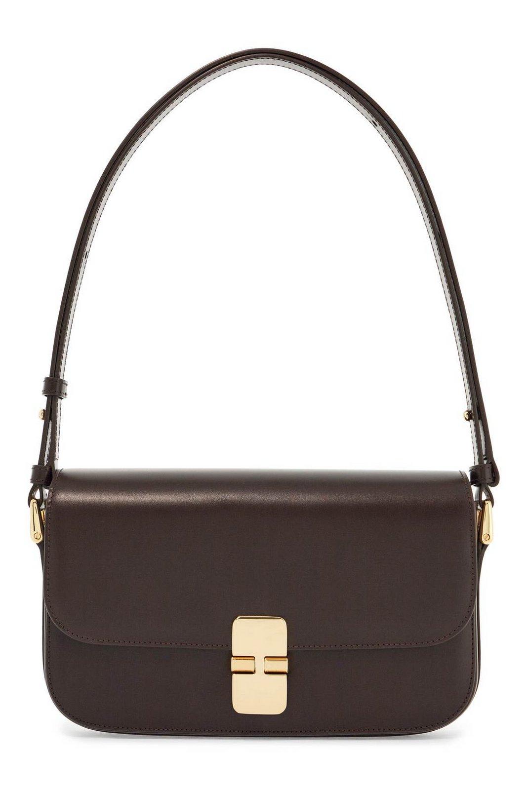 A. P.C. Grace Foldover Top Shoulder Bag