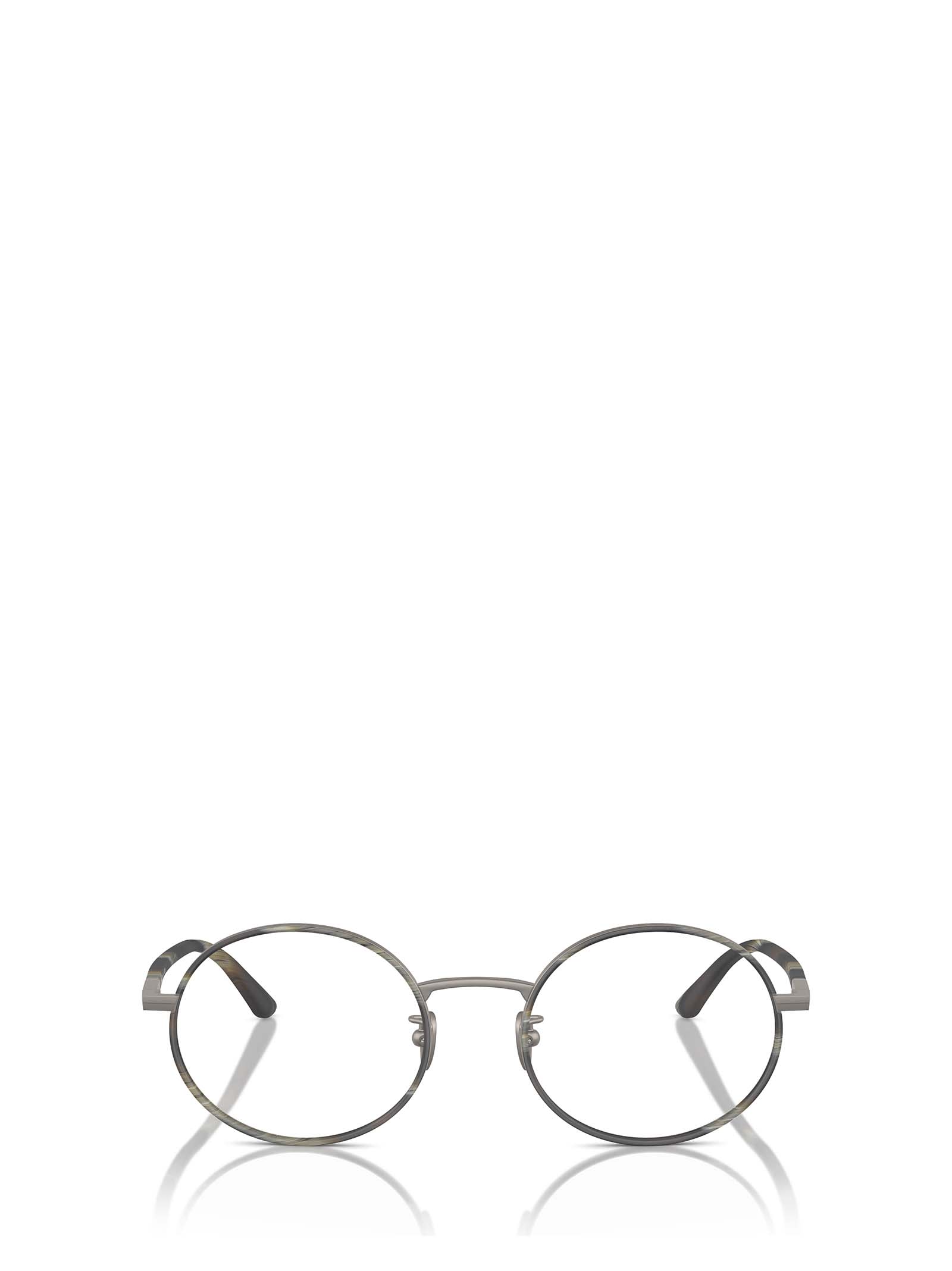 Shop Giorgio Armani Ar5145j Matte Gunmetal Glasses