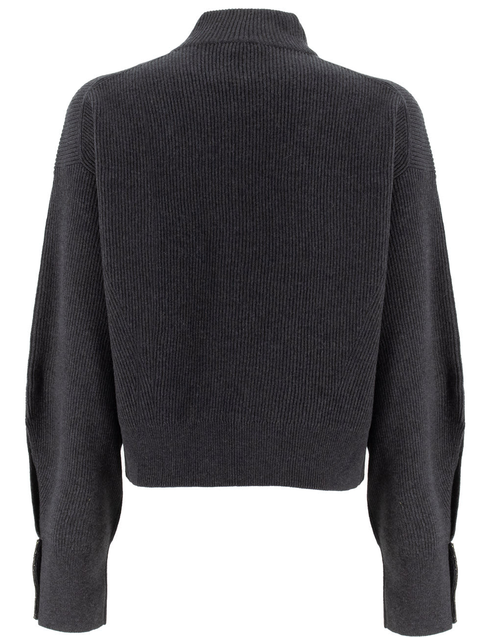 Shop Brunello Cucinelli Jumper In Black Stone+ultrablack